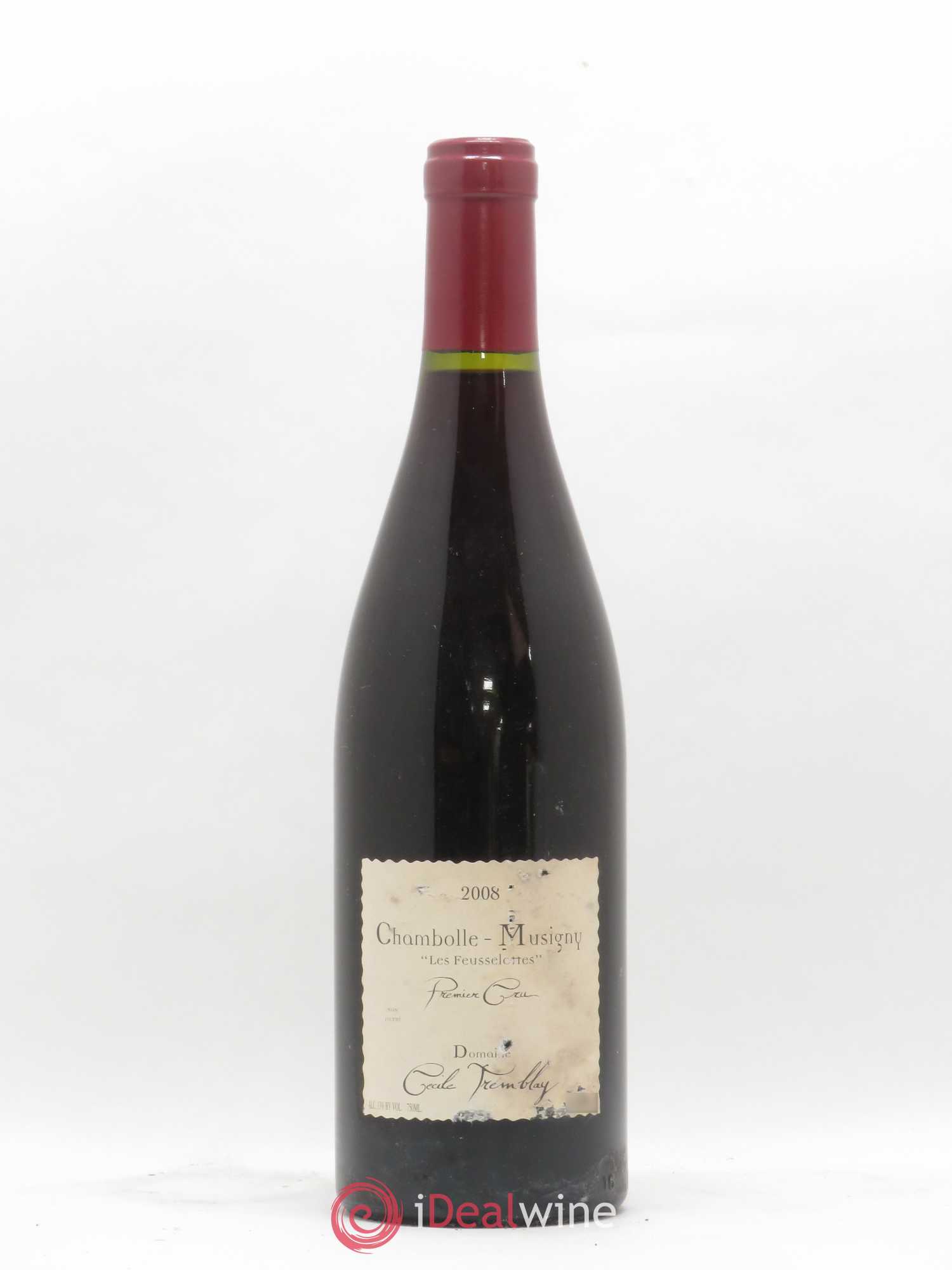 Chambolle-Musigny 1er Cru Les Feusselottes Cécile Tremblay 2008 - Lot de 1 bouteille - 0