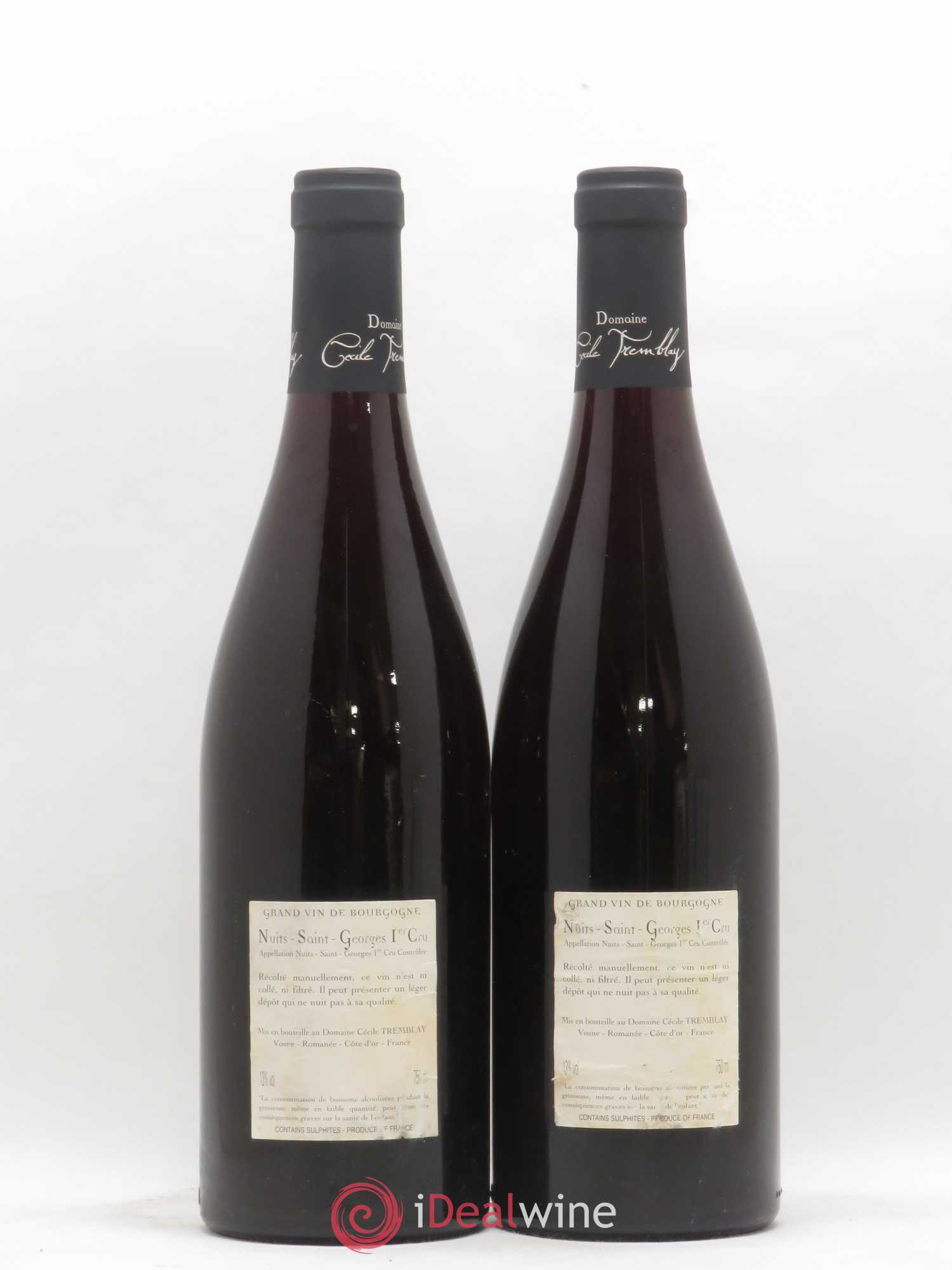 Nuits-Saint-Georges 1er Cru Les Murgers Cécile Tremblay 2009 - Lot de 2 bouteilles - 1