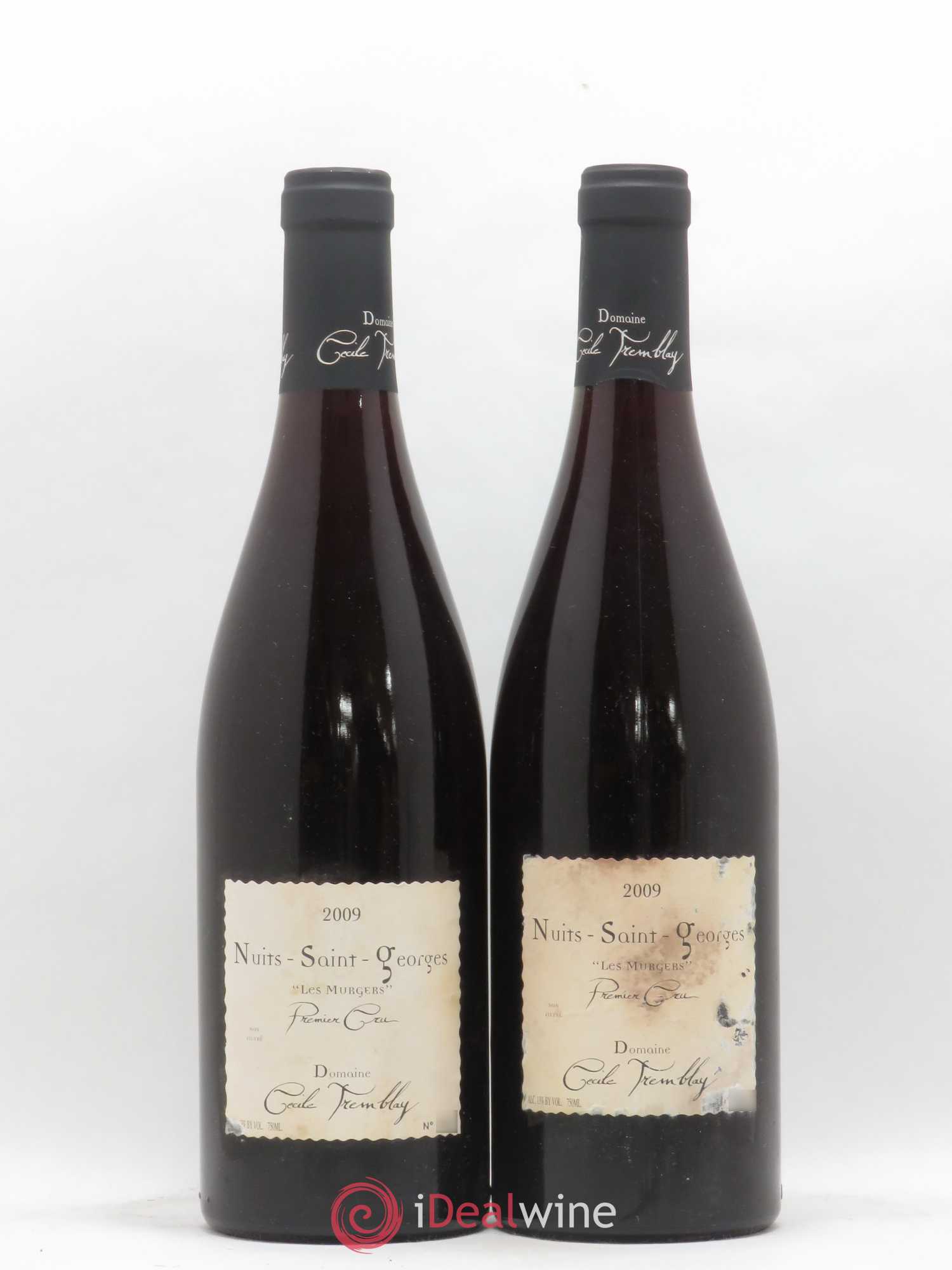 Nuits-Saint-Georges 1er Cru Les Murgers Cécile Tremblay 2009 - Lot de 2 bouteilles - 0