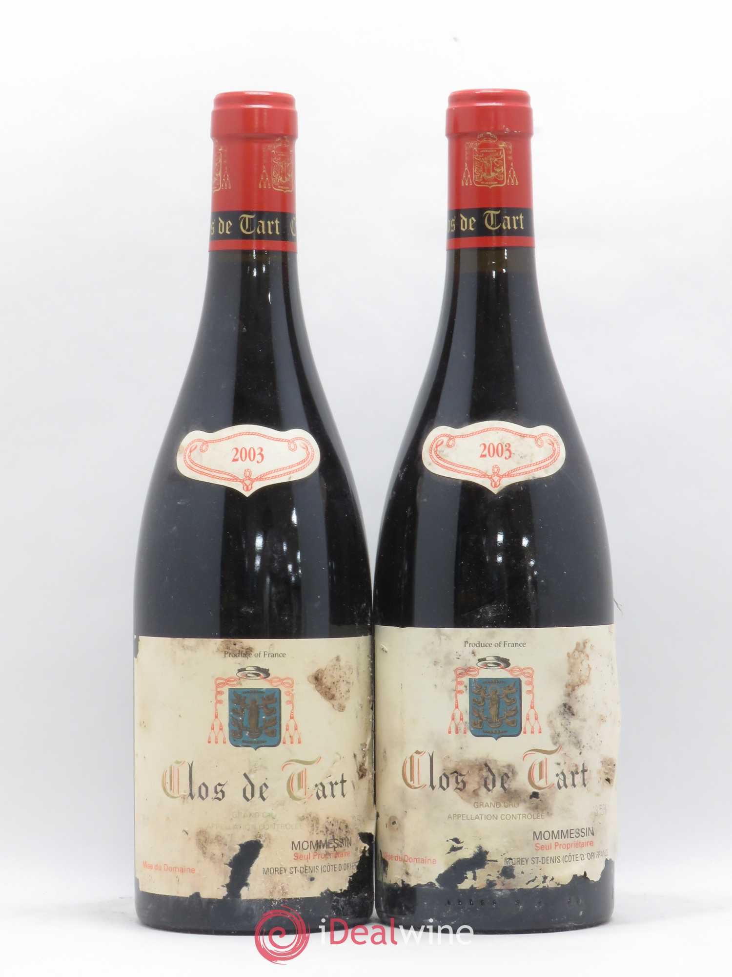 Clos de Tart Grand Cru Clos de Tart 2003 - Lot de 2 bouteilles - 0