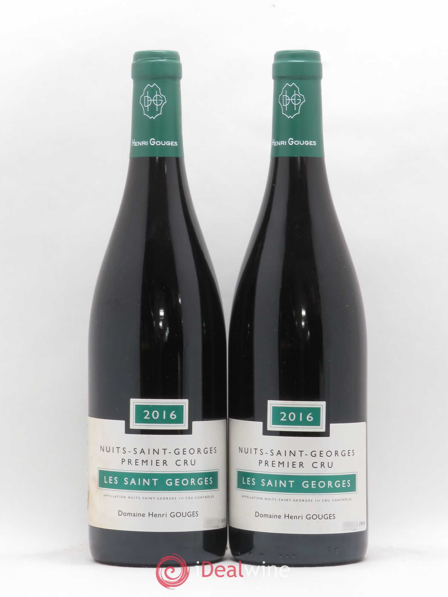 Nuits-Saint-Georges 1er Cru Les Saints Georges Henri Gouges 2016 - Lot of 2 bottles - 0