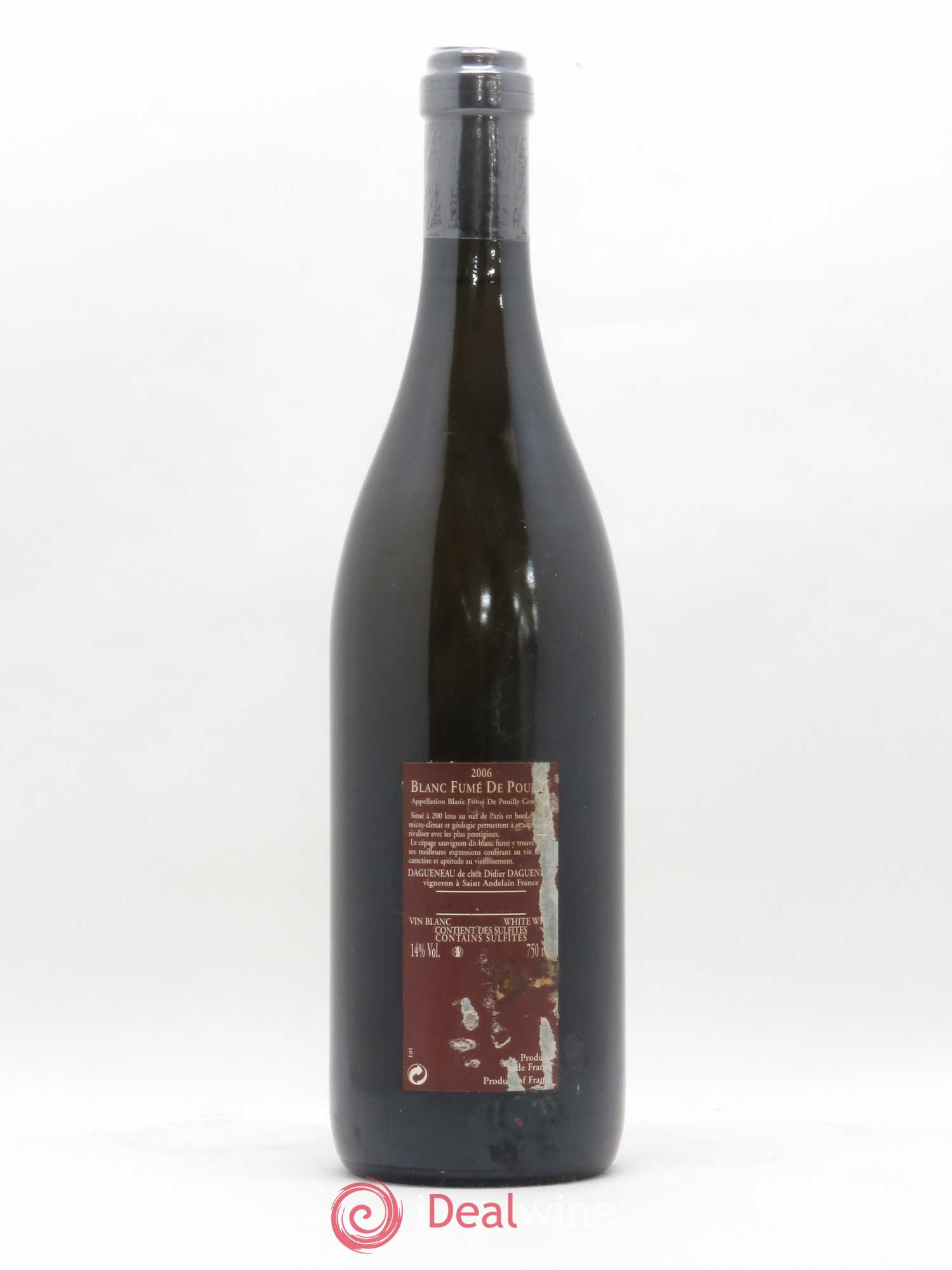 Vin de France (anciennement Pouilly-Fumé) Pur Sang Dagueneau (Domaine Didier - Louis-Benjamin) 2006 - Lot de 1 bouteille - 1