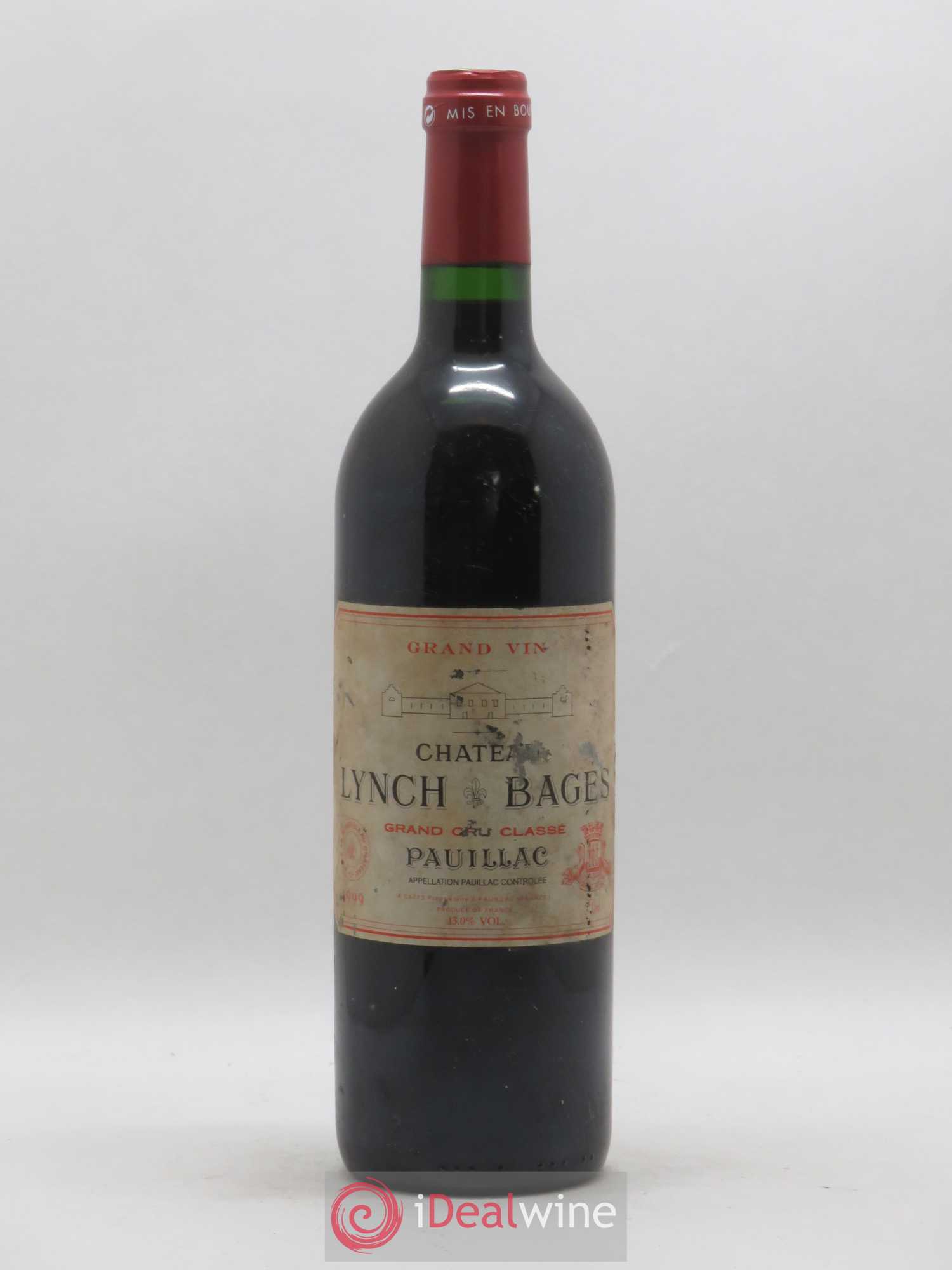 Château Lynch Bages 5ème Grand Cru Classé 1999 - Lot de 1 bouteille - 0