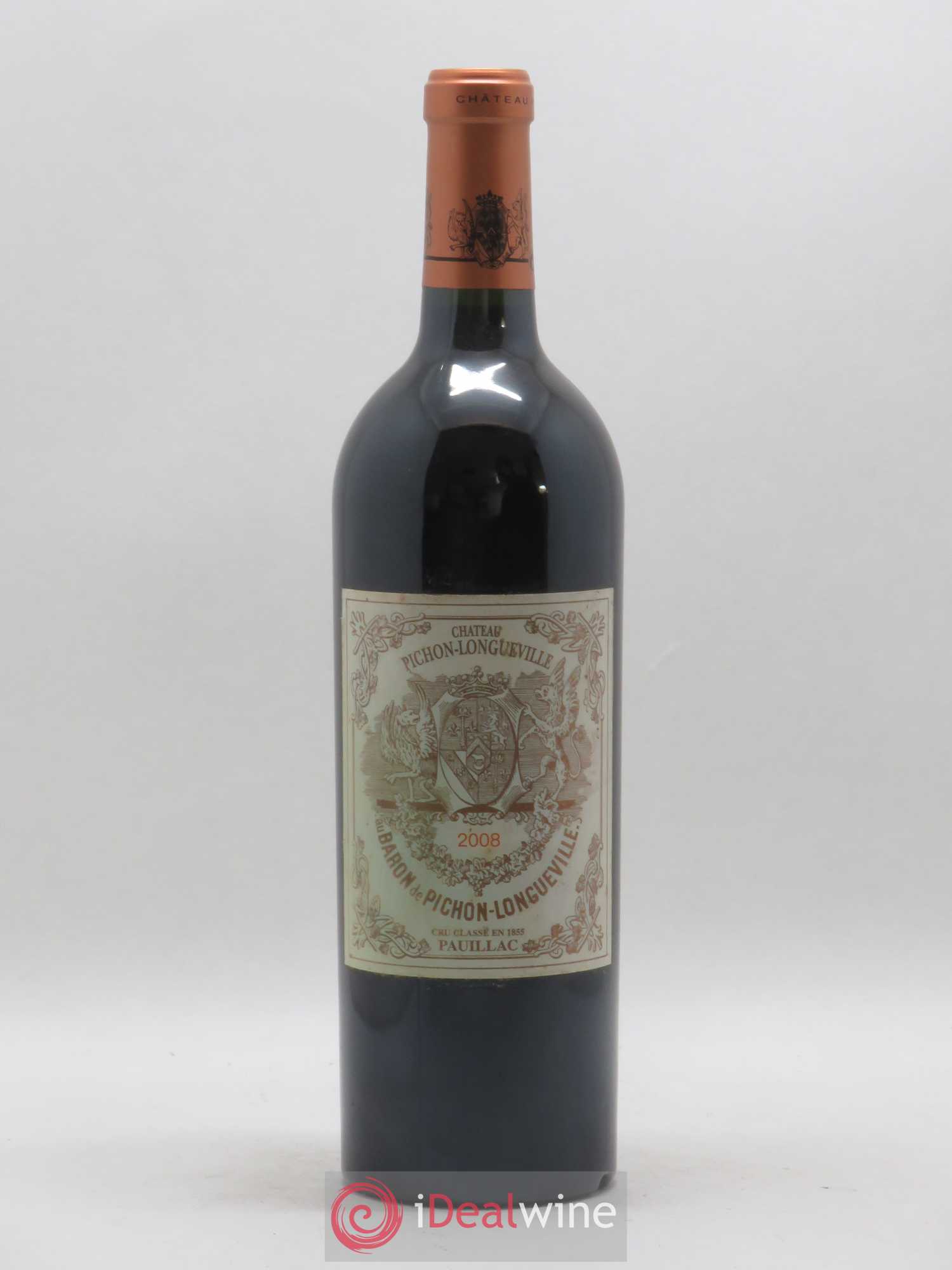 Pichon Longueville Baron 2ème Grand Cru Classé 2008 - Lot de 1 bouteille - 0