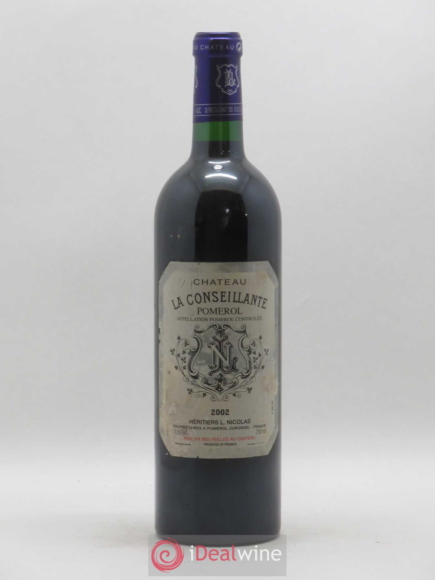 Château la Conseillante 2002 - Lot de 1 bouteille - 0