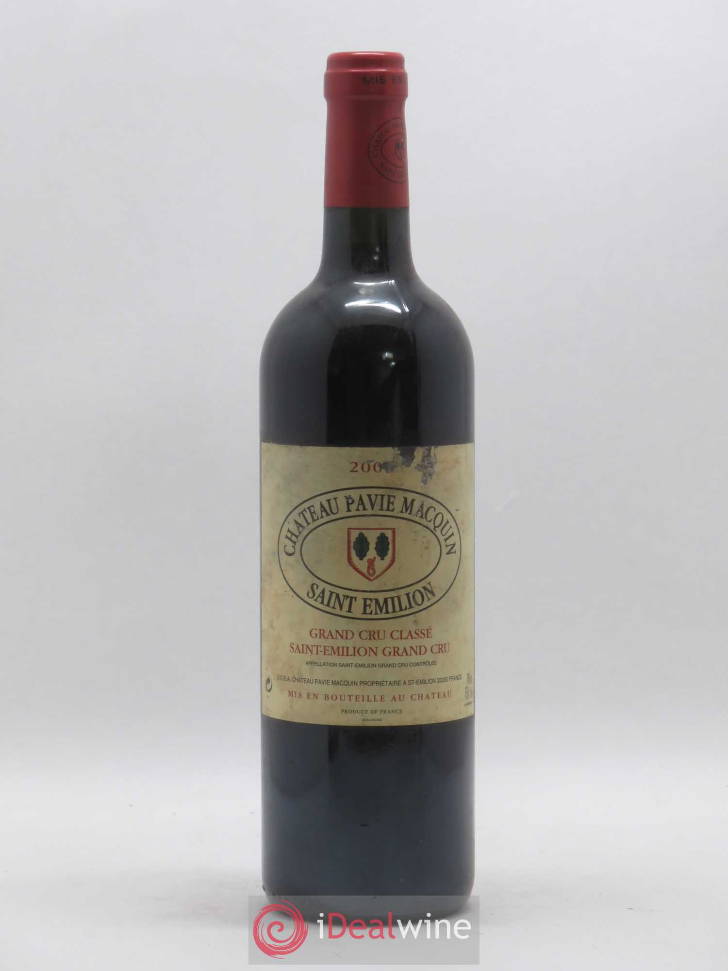 Château Pavie Macquin 1er Grand Cru Classé B 2004 - Lot de 1 bouteille - 0
