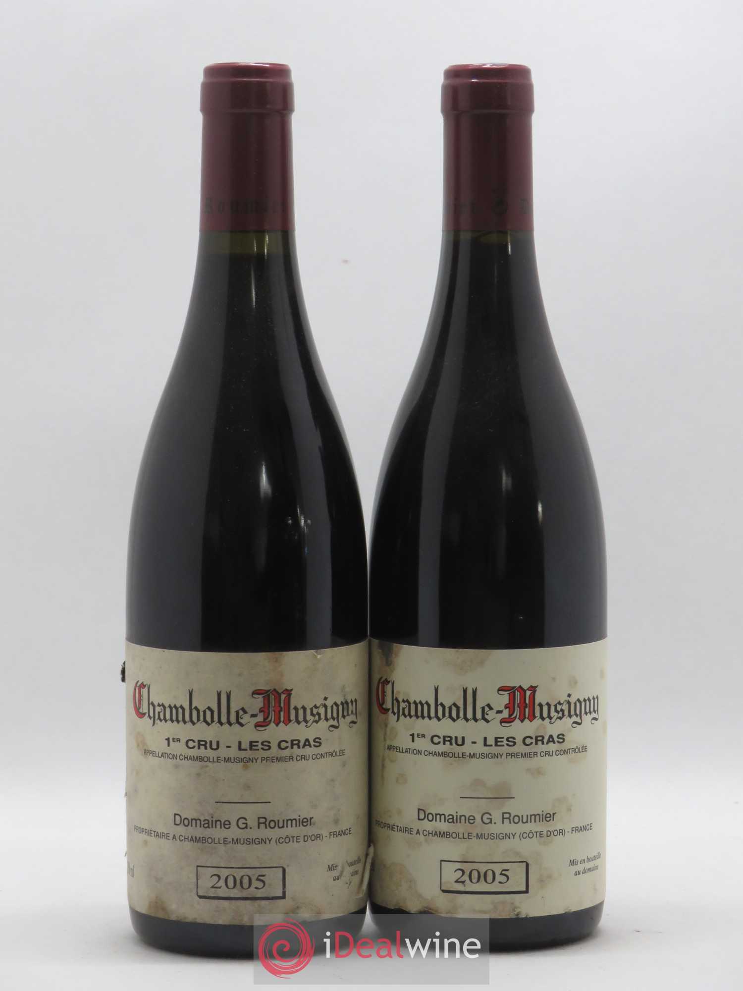 Chambolle-Musigny 1er Cru Les Cras Georges Roumier (Domaine) 2005 - Lot de 2 bouteilles - 0