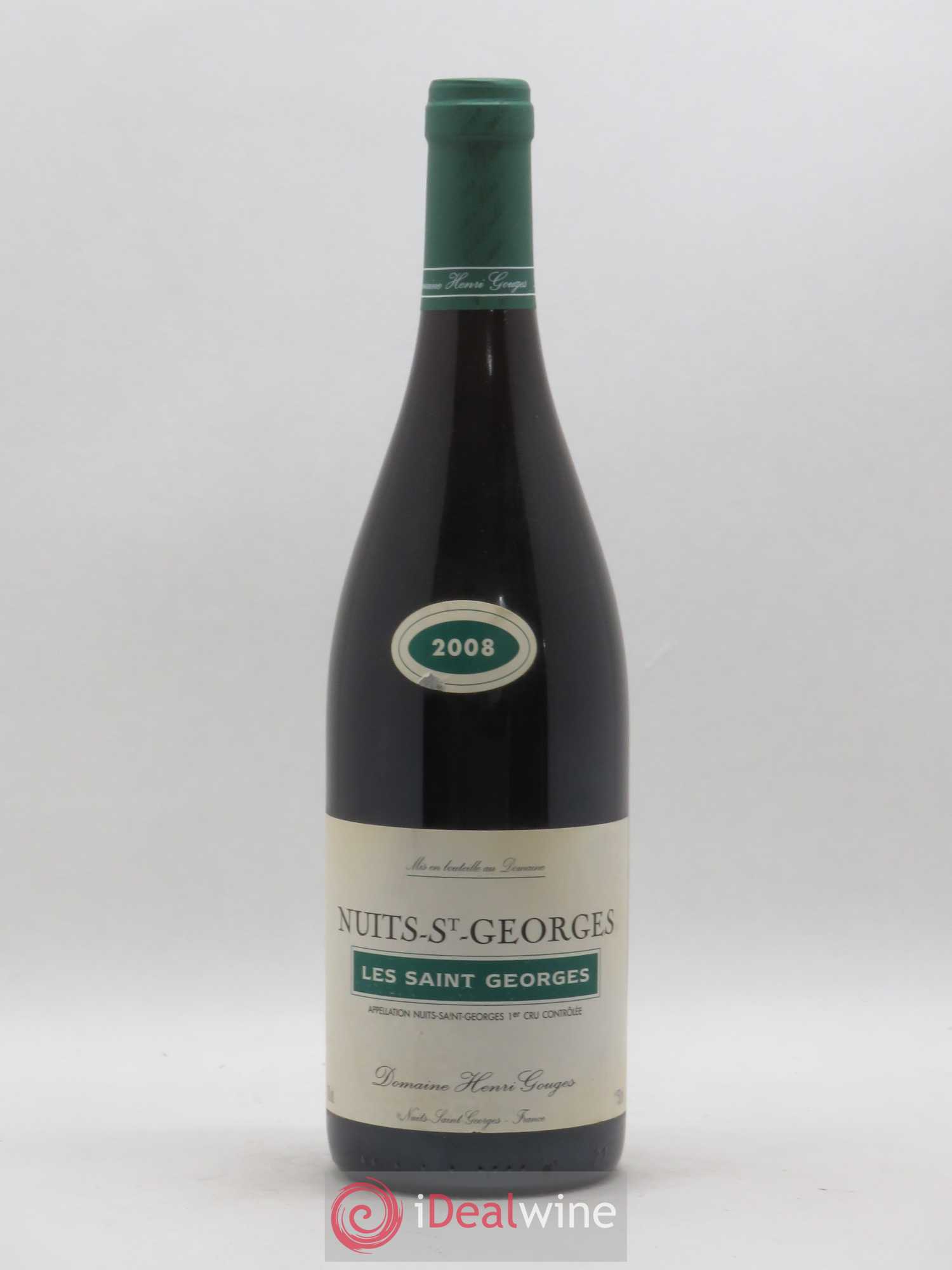 Nuits-Saint-Georges 1er Cru Les Saints Georges Henri Gouges 2008 - Posten von 1 Flasche - 0