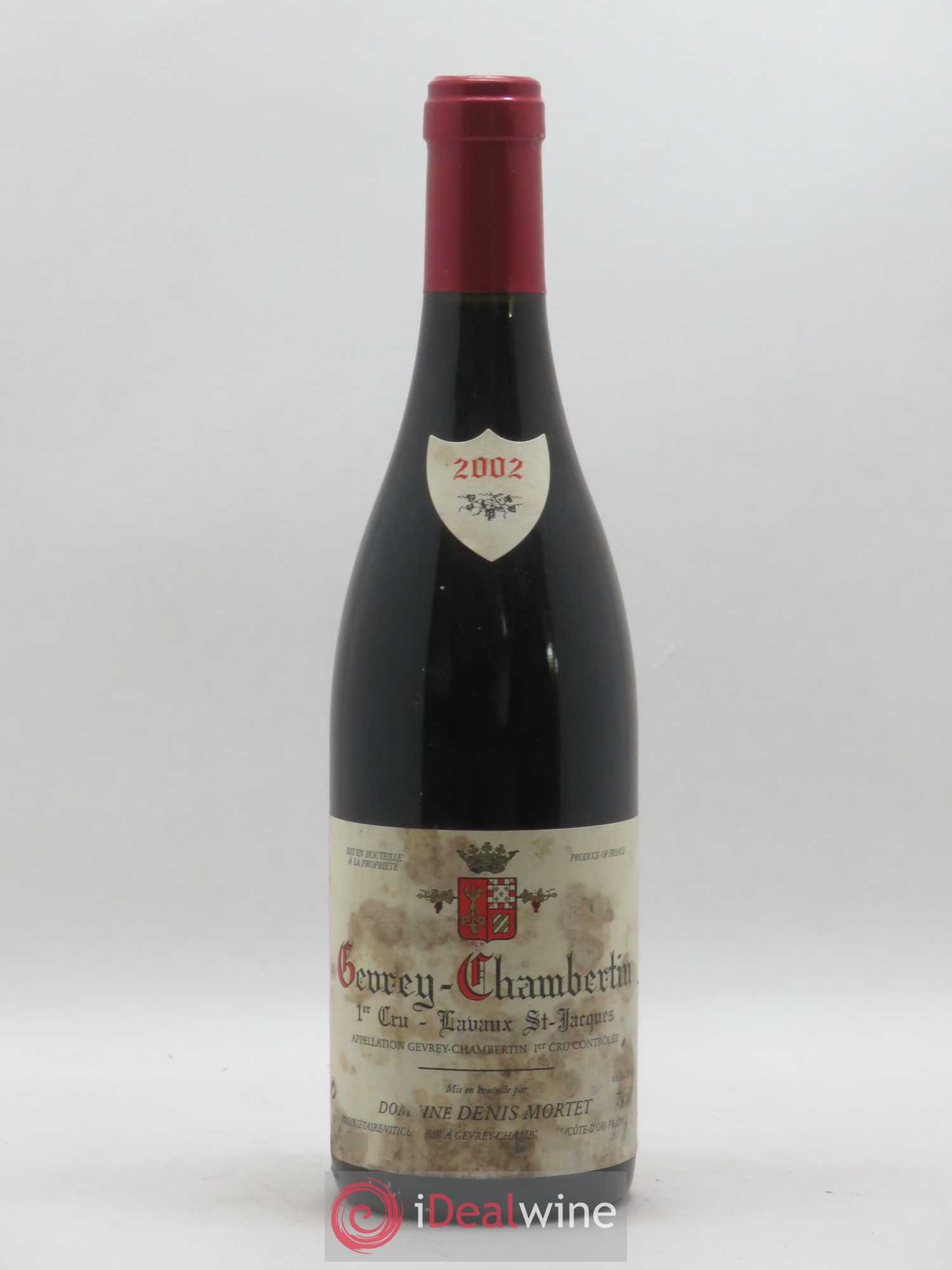 Gevrey-Chambertin 1er Cru Lavaux Saint Jacques Denis Mortet (Domaine) 2002 - Lot de 1 bouteille - 0