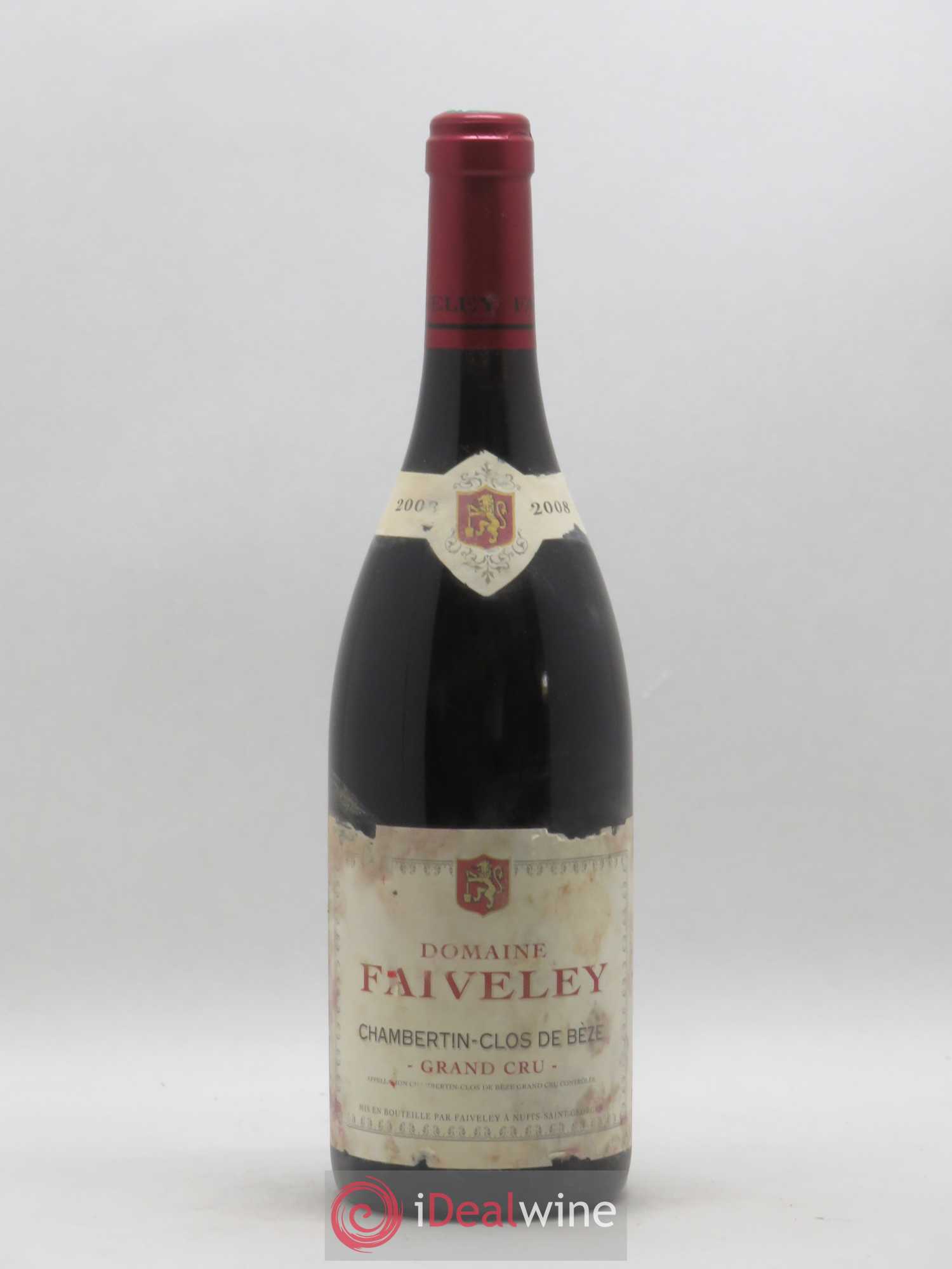 Chambertin Clos de Bèze Grand Cru Faiveley 2008 - Lot de 1 bouteille - 0