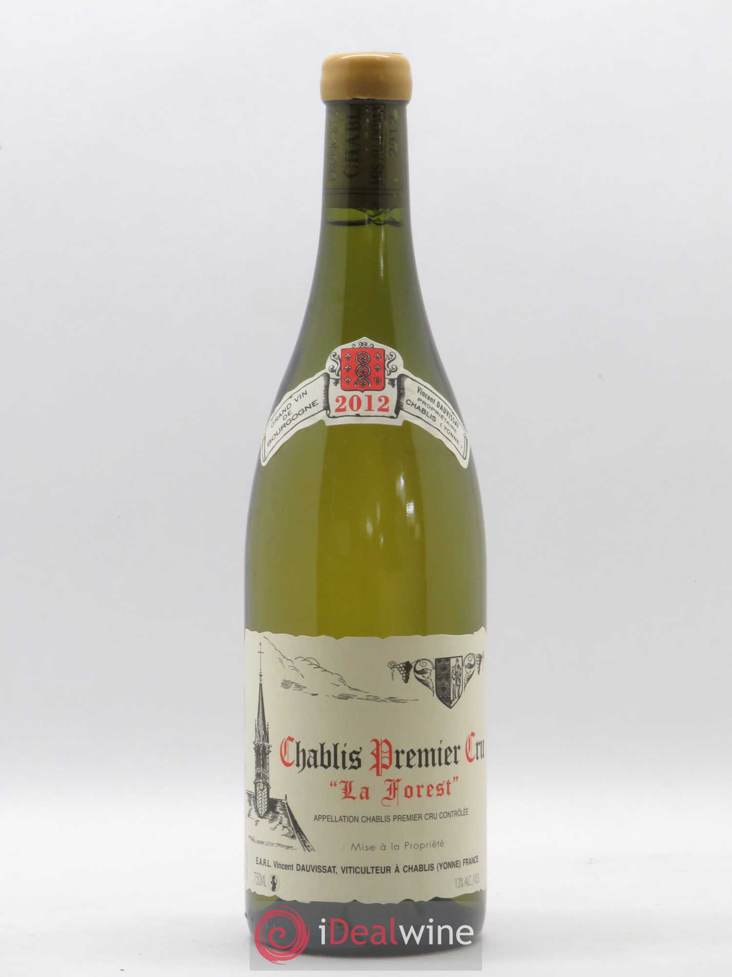 Chablis 1er Cru La Forest Vincent Dauvissat (Domaine) 2012 - Lot de 1 bouteille - 0