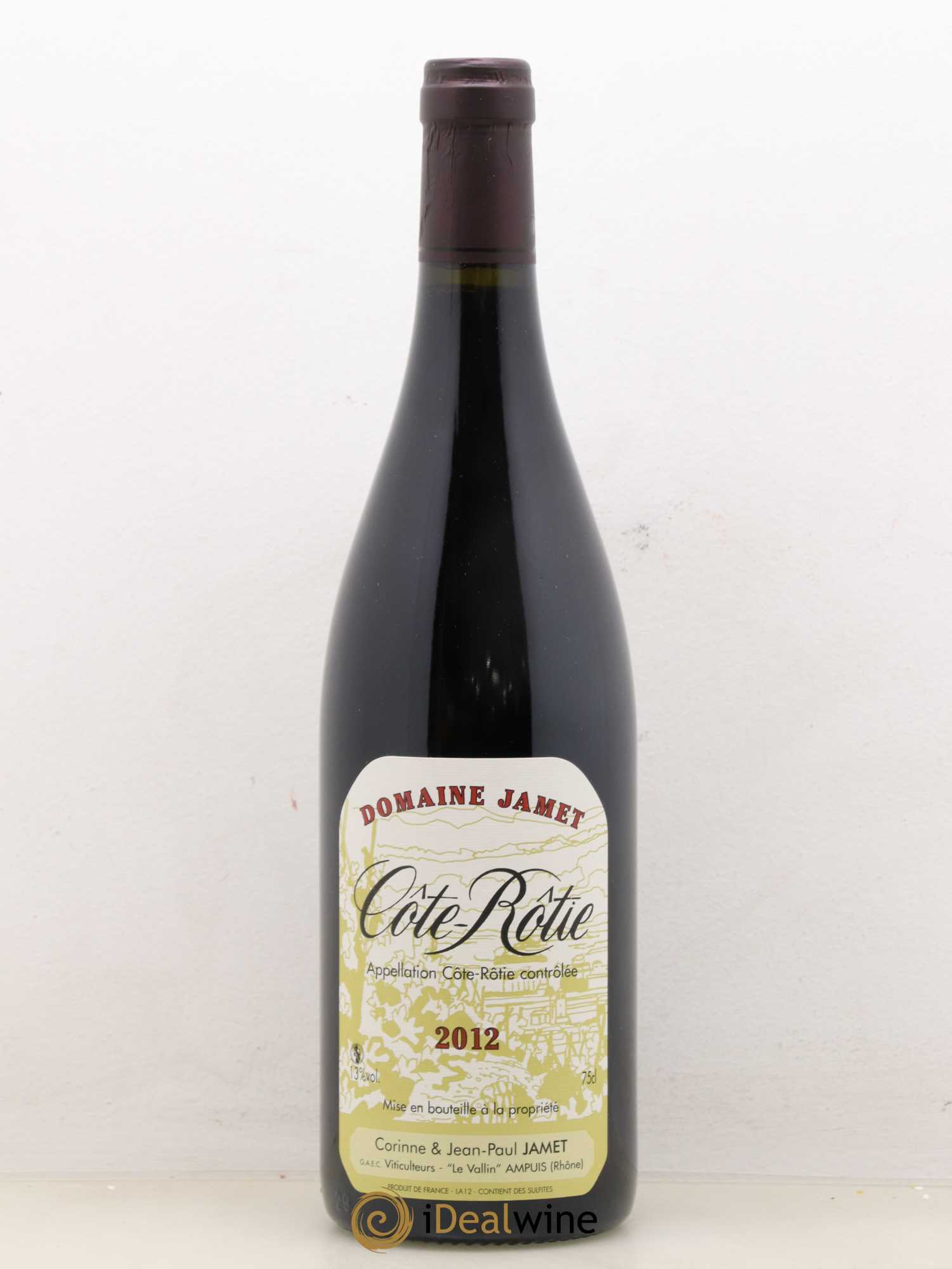 Côte-Rôtie Jamet (Domaine) 2012 - Lot de 1 bouteille - 0