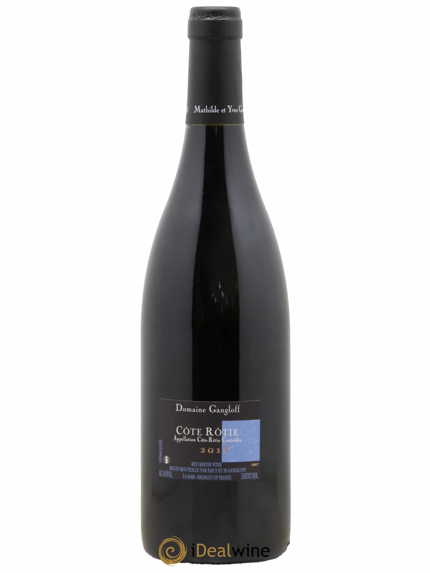 Côte-Rôtie La Barbarine Gangloff (Domaine) 2015 - Lot de 1 bouteille - 1
