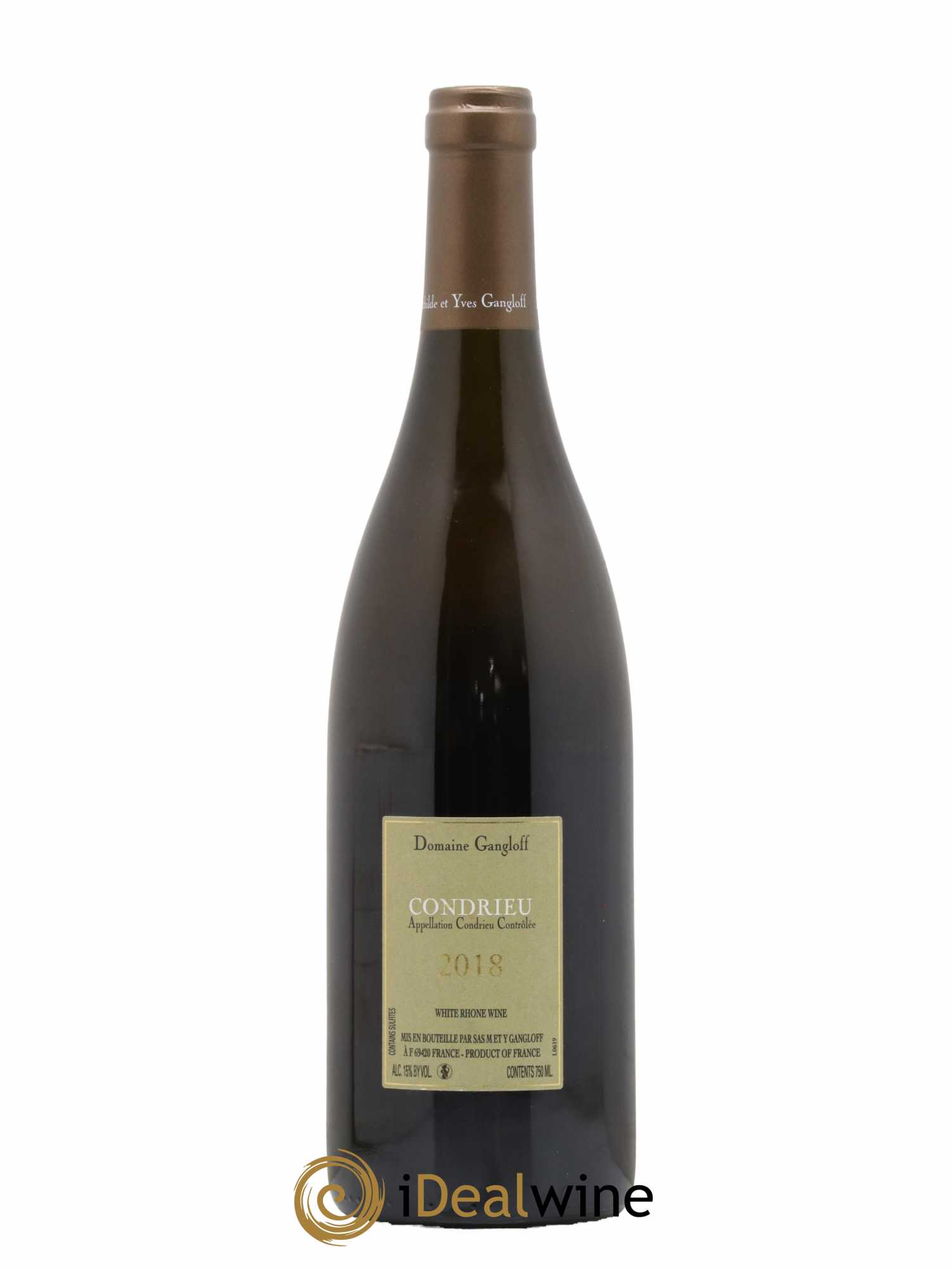 Condrieu Domaine Gangloff (Domaine) 2018 - Lot de 1 bouteille - 1