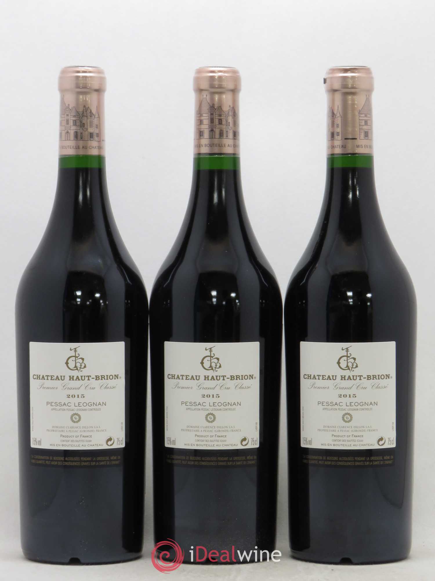 Château Haut Brion 1er Grand Cru Classé 2015 - Lot de 6 bouteilles - 4