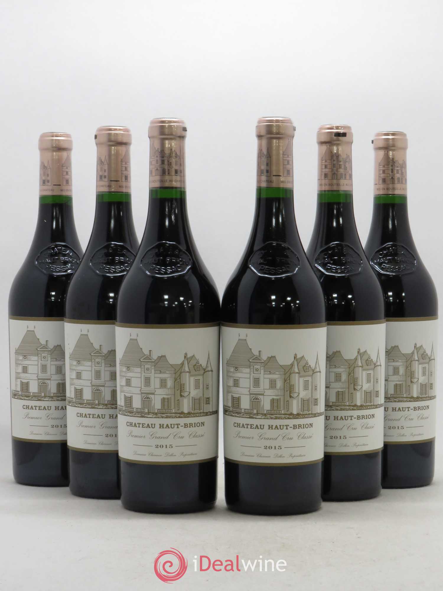 Château Haut Brion 1er Grand Cru Classé 2015 - Lot de 6 bouteilles - 0