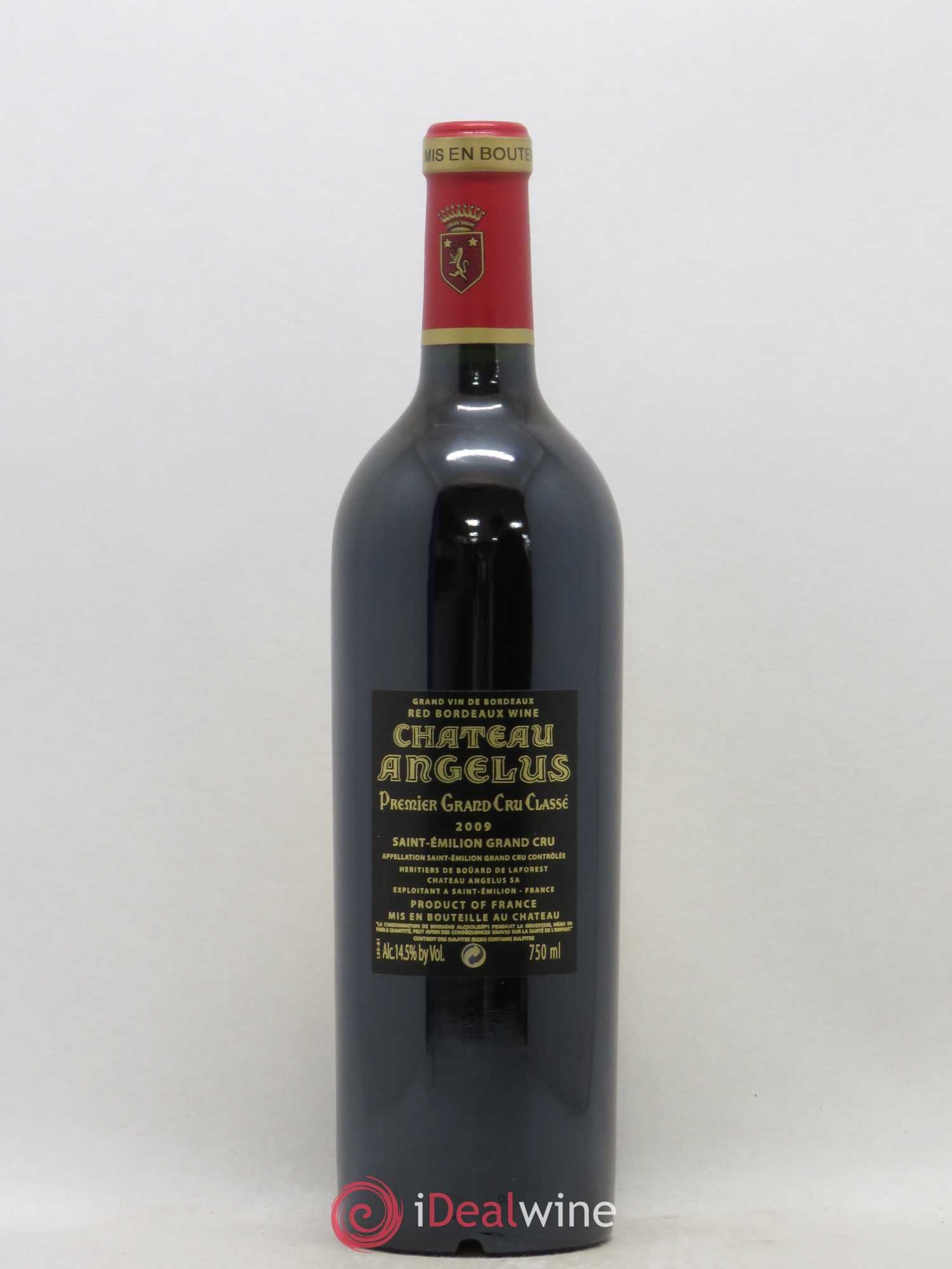 Château Angélus 1er Grand Cru Classé A 2009 - Lot de 1 bouteille - 1