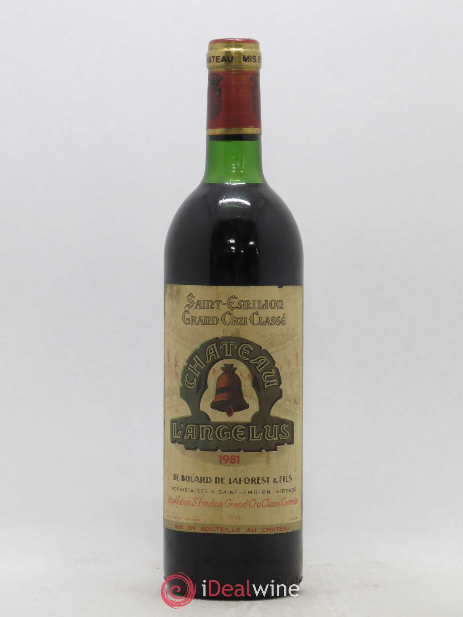 Château Angélus 1er Grand Cru Classé A 1981 - Lot de 1 bouteille - 0