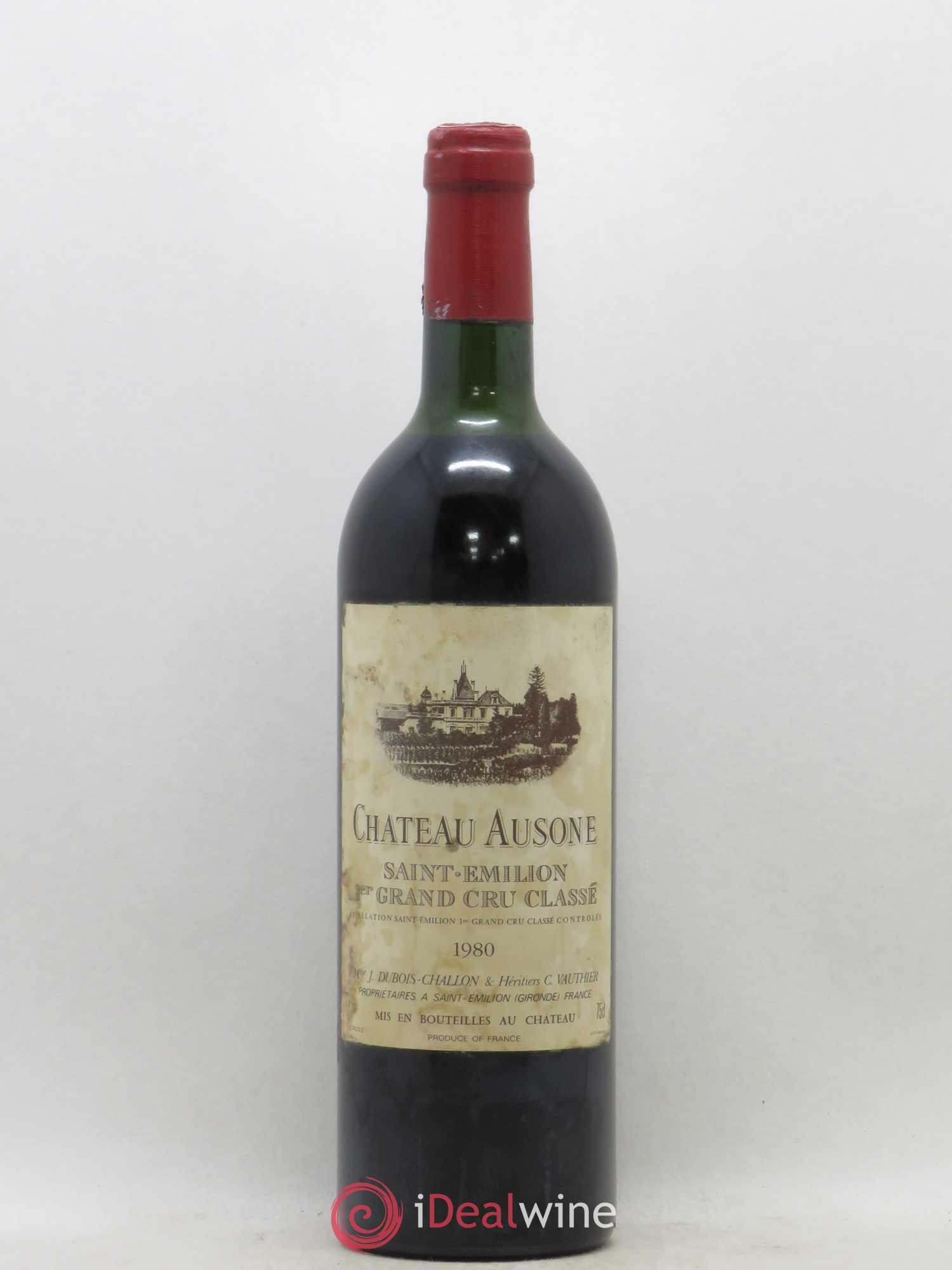 Château Ausone 1er Grand Cru Classé A 1980 - Lot de 1 bouteille - 0