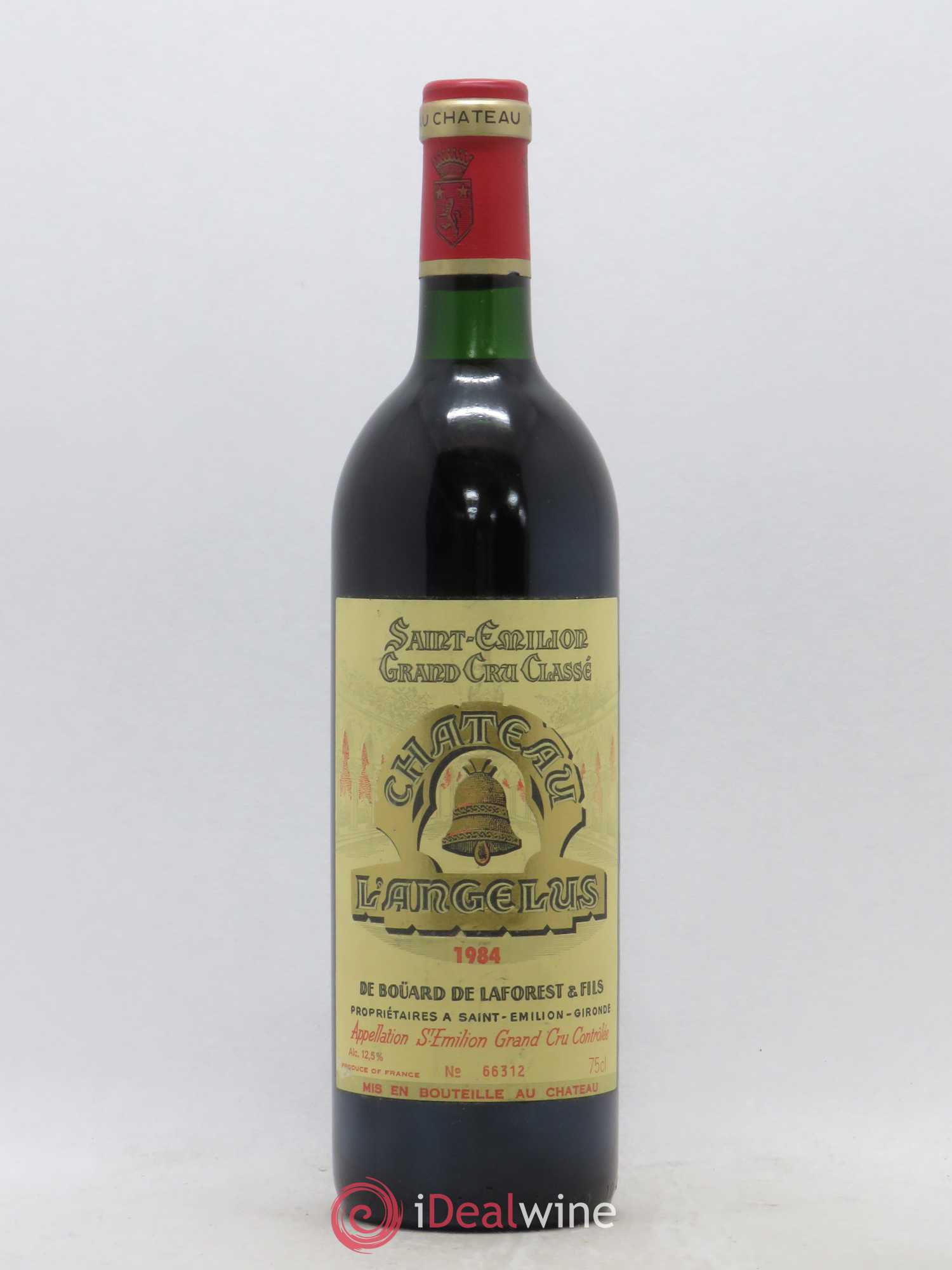 Château Angélus 1er Grand Cru Classé A 1984 - Lot de 1 bouteille - 0