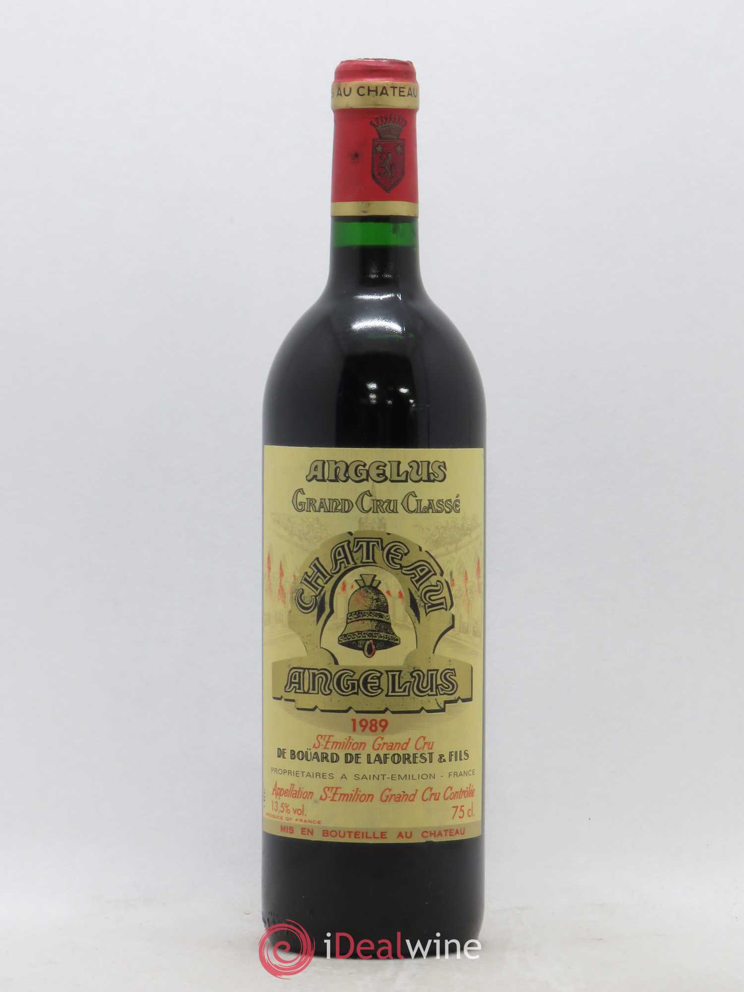 Château Angélus 1er Grand Cru Classé A 1989 - Lot de 1 bouteille - 0