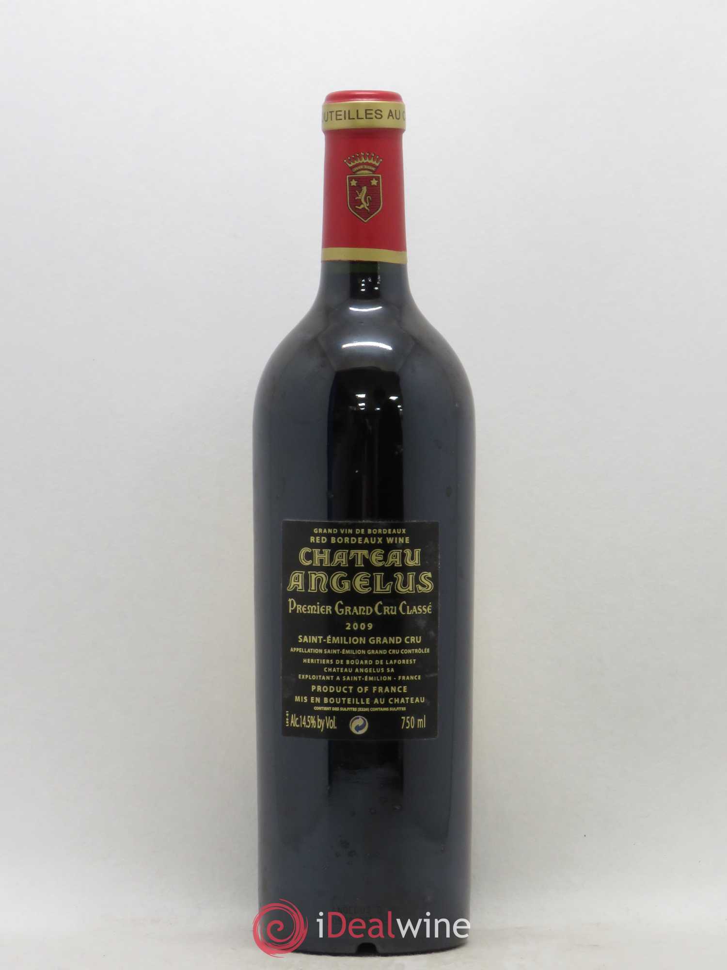 Château Angélus 1er Grand Cru Classé A 2009 - Lot de 1 bouteille - 1