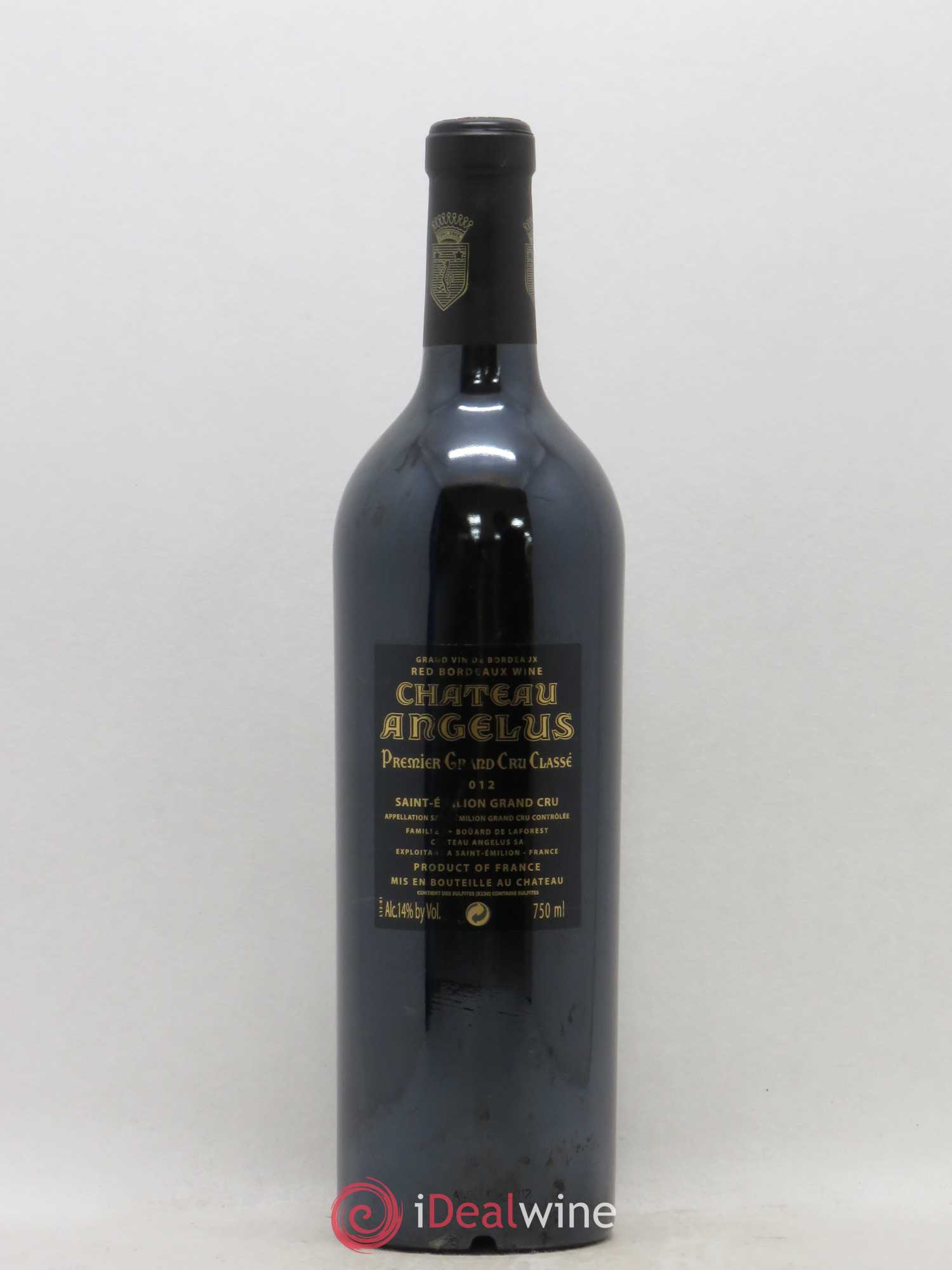 Château Angélus 1er Grand Cru Classé A 2012 - Lot de 1 bouteille - 1