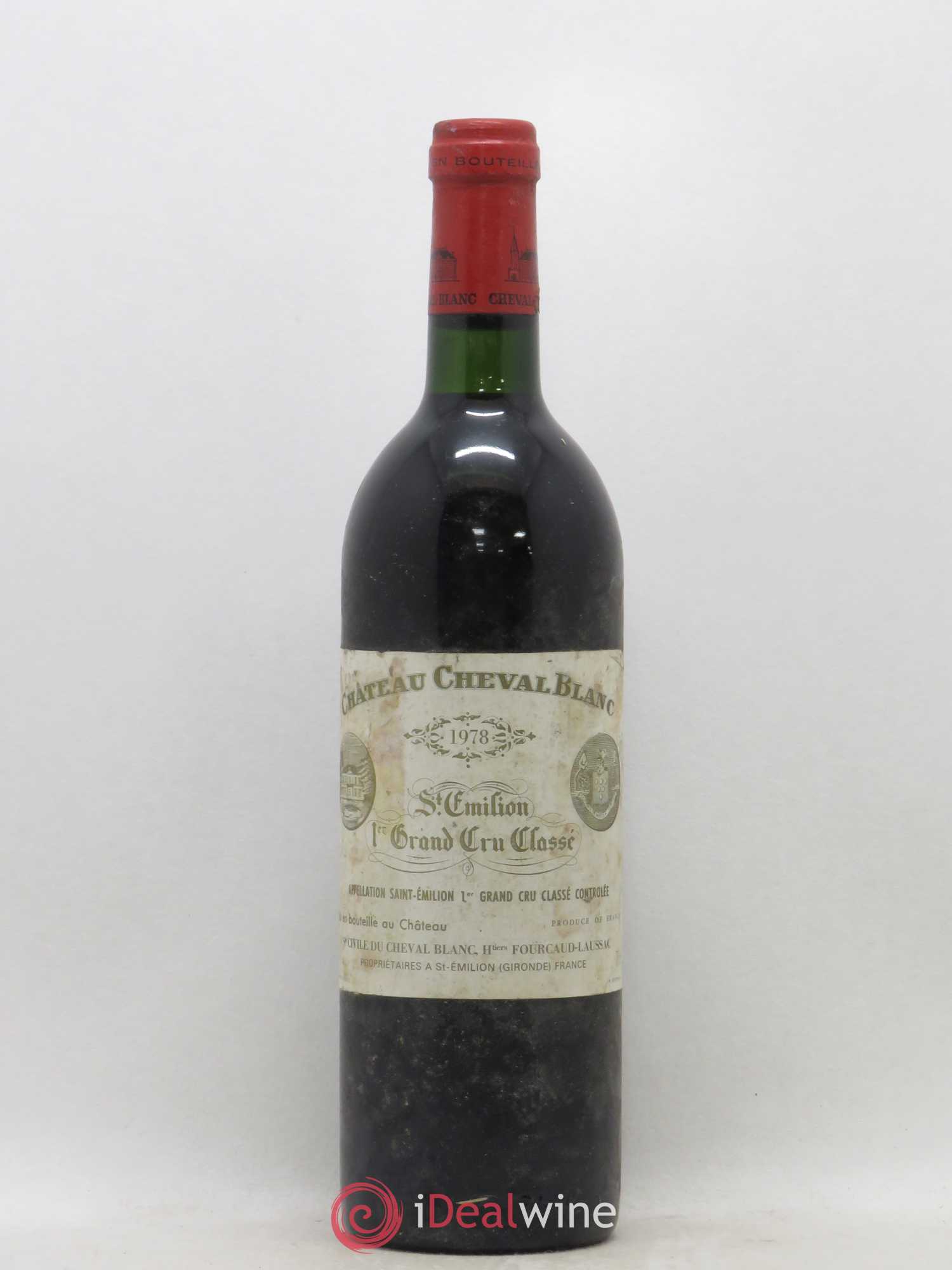 Château Cheval Blanc 1er Grand Cru Classé A 1978 - Lot de 1 bouteille - 0