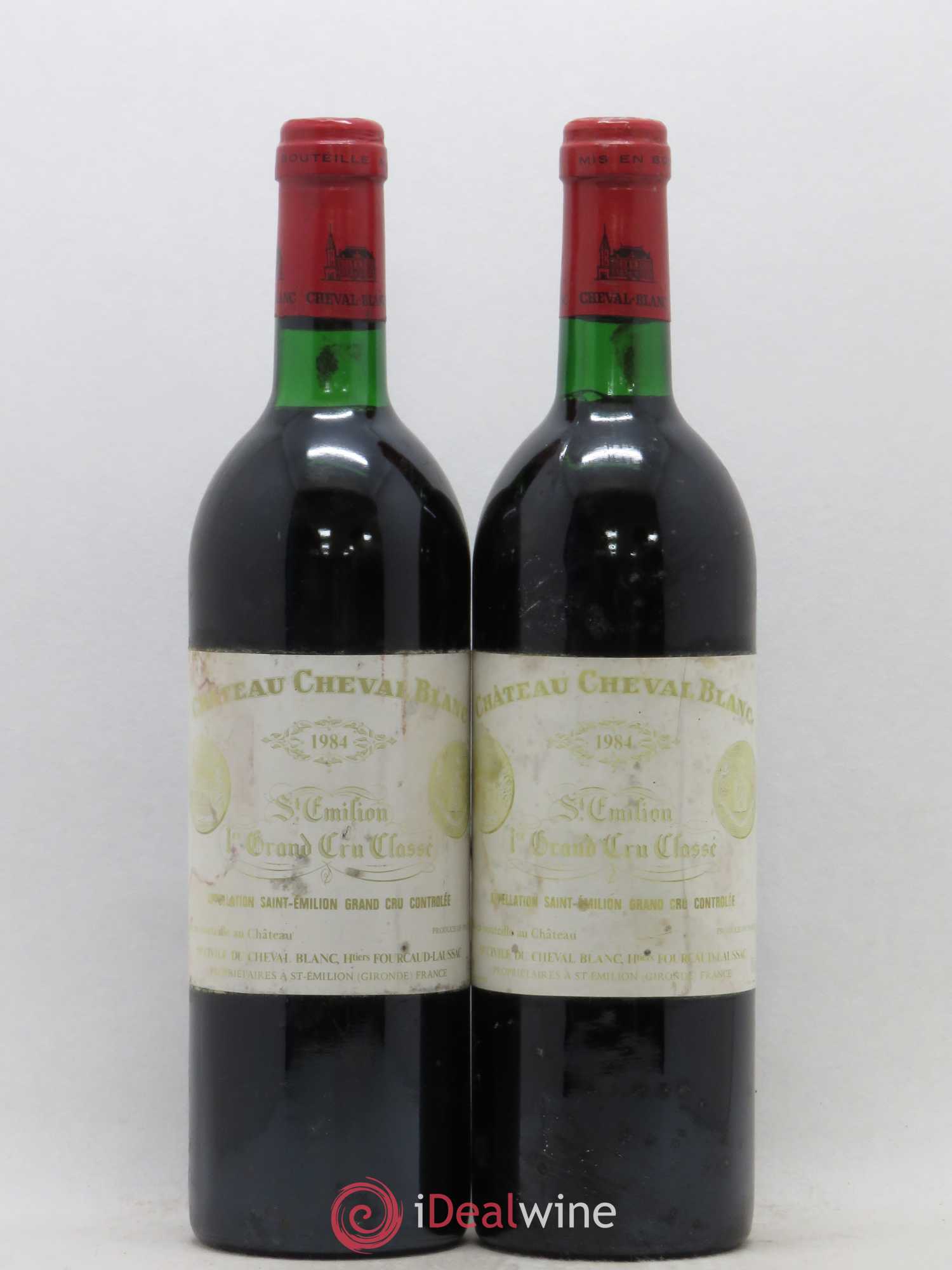 Château Cheval Blanc 1er Grand Cru Classé A 1984 - Lot de 2 bouteilles - 0