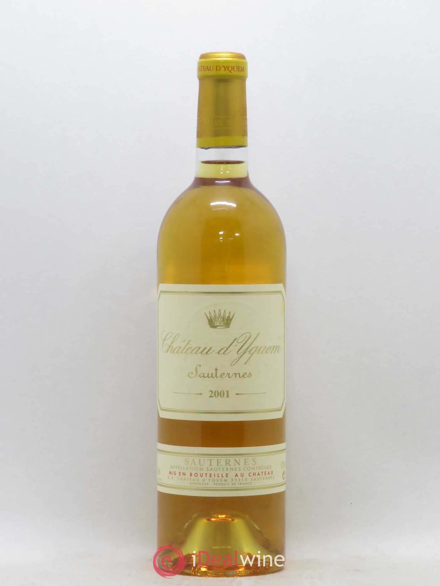 Château d' Yquem 1er Cru Classé Supérieur 2001 - Lotto di 1 bottiglia - 0