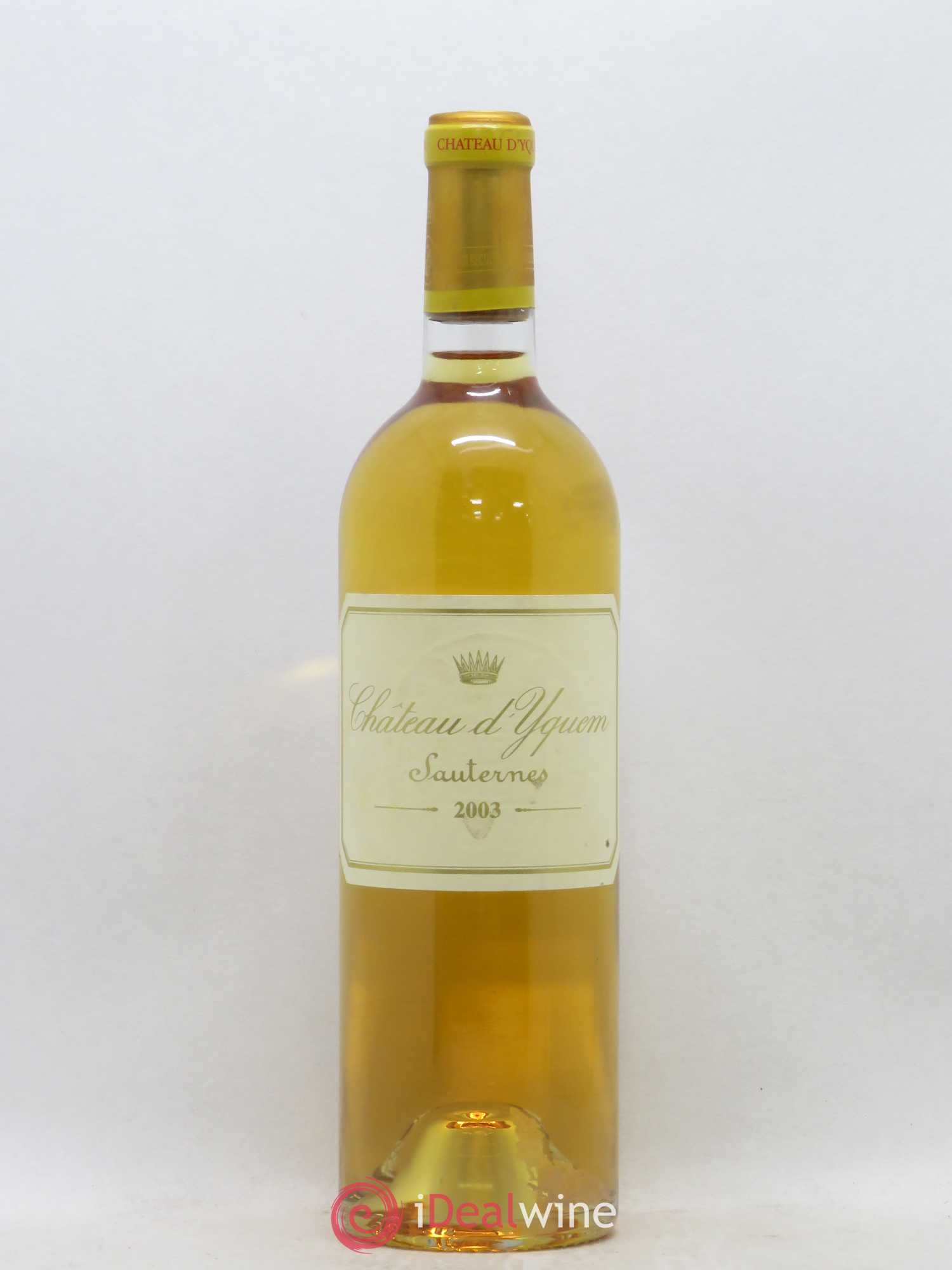Château d' Yquem 1er Cru Classé Supérieur 2003 - Lotto di 1 bottiglia - 0