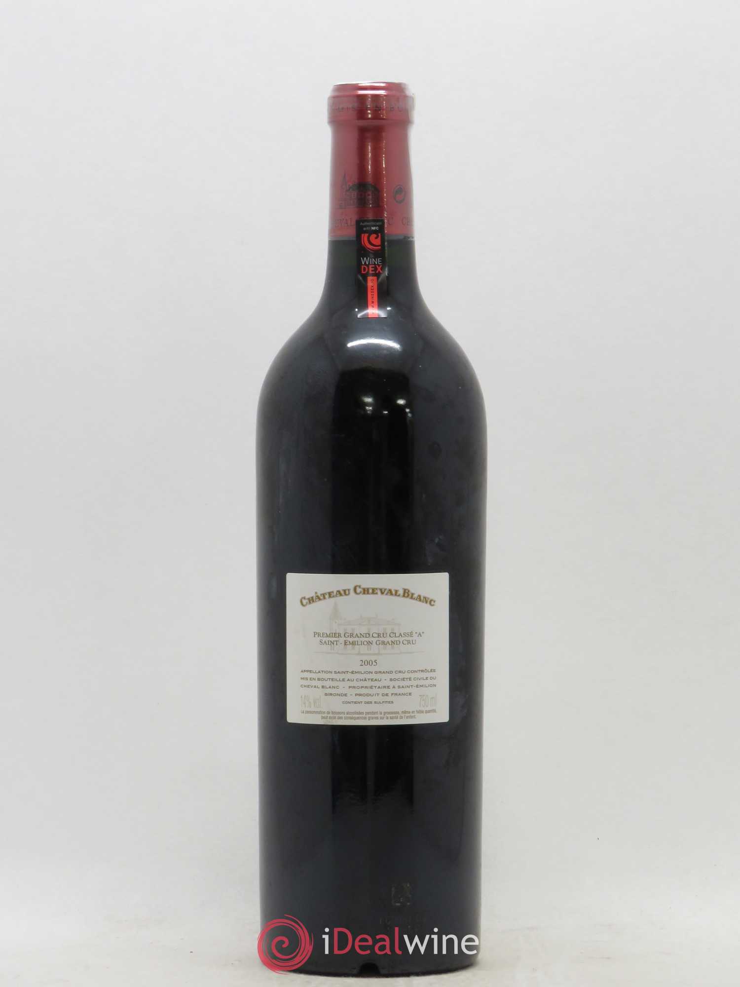 Château Cheval Blanc 1er Grand Cru Classé A 2005 - Lot de 1 bouteille - 1