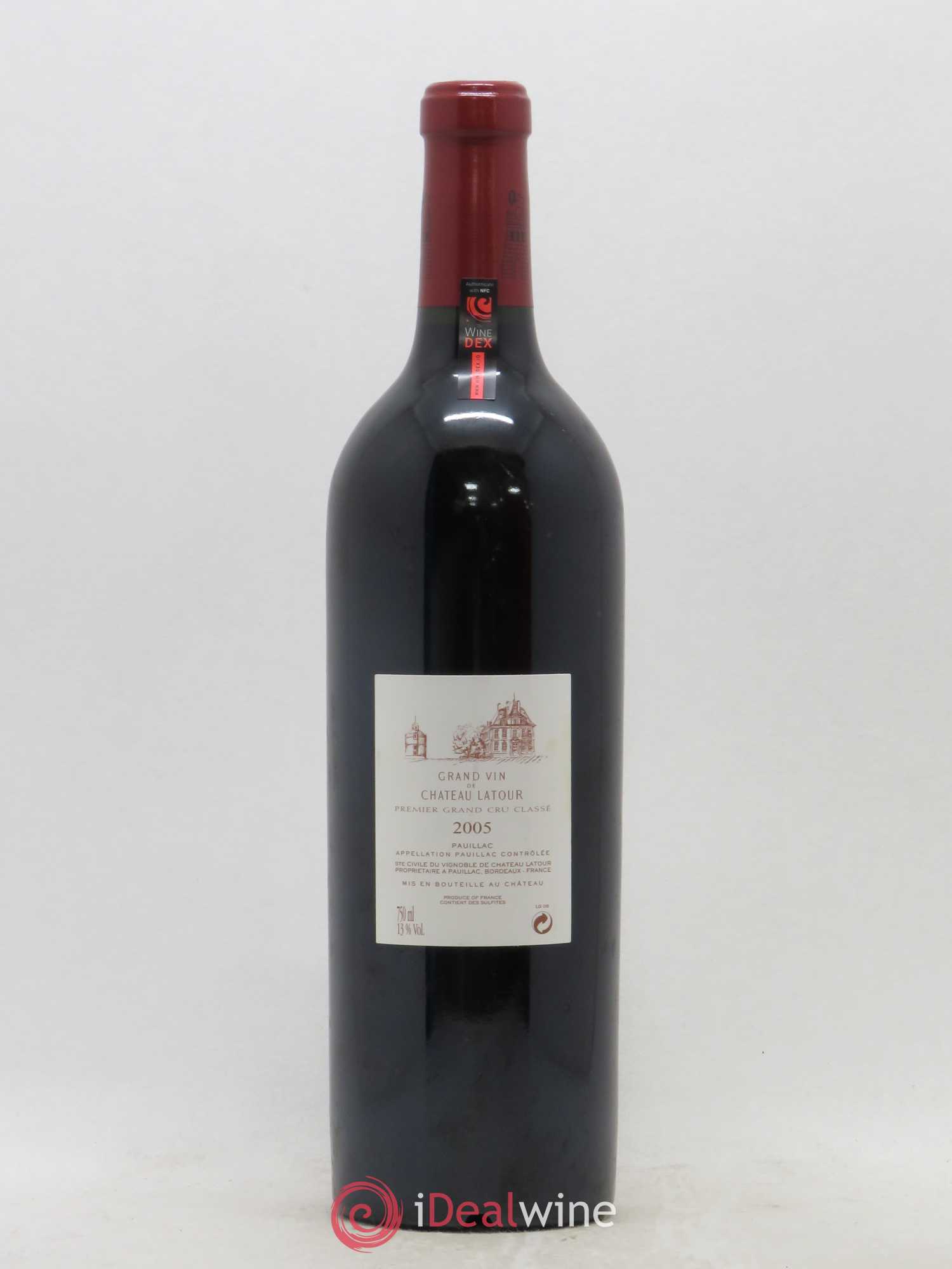 Château Latour 1er Grand Cru Classé 2005 - Lot de 1 bouteille - 1