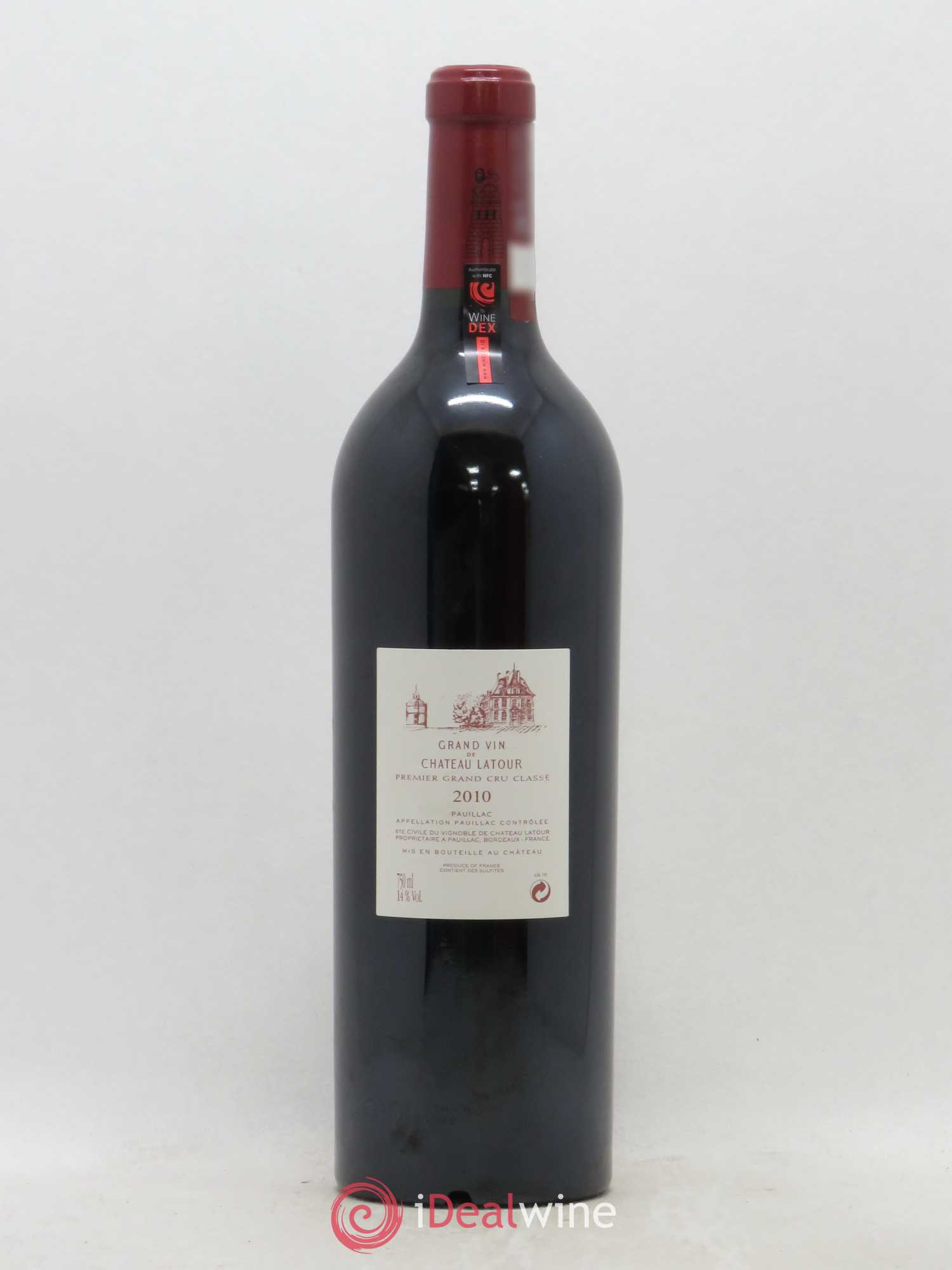 Château Latour 1er Grand Cru Classé 2010 - Lot de 1 bouteille - 1