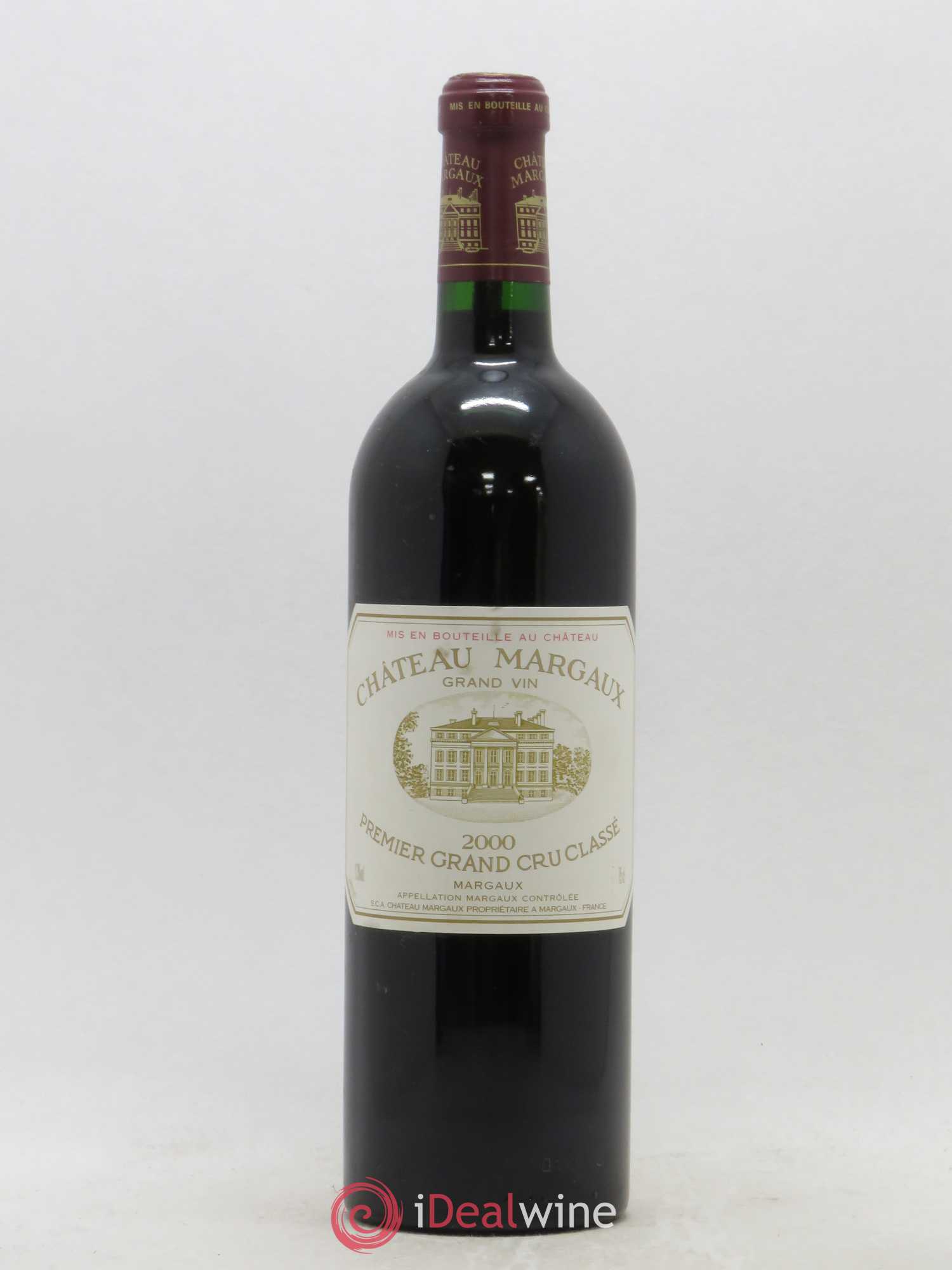 Château Margaux 1er Grand Cru Classé 2000 - Lot de 1 bouteille - 0