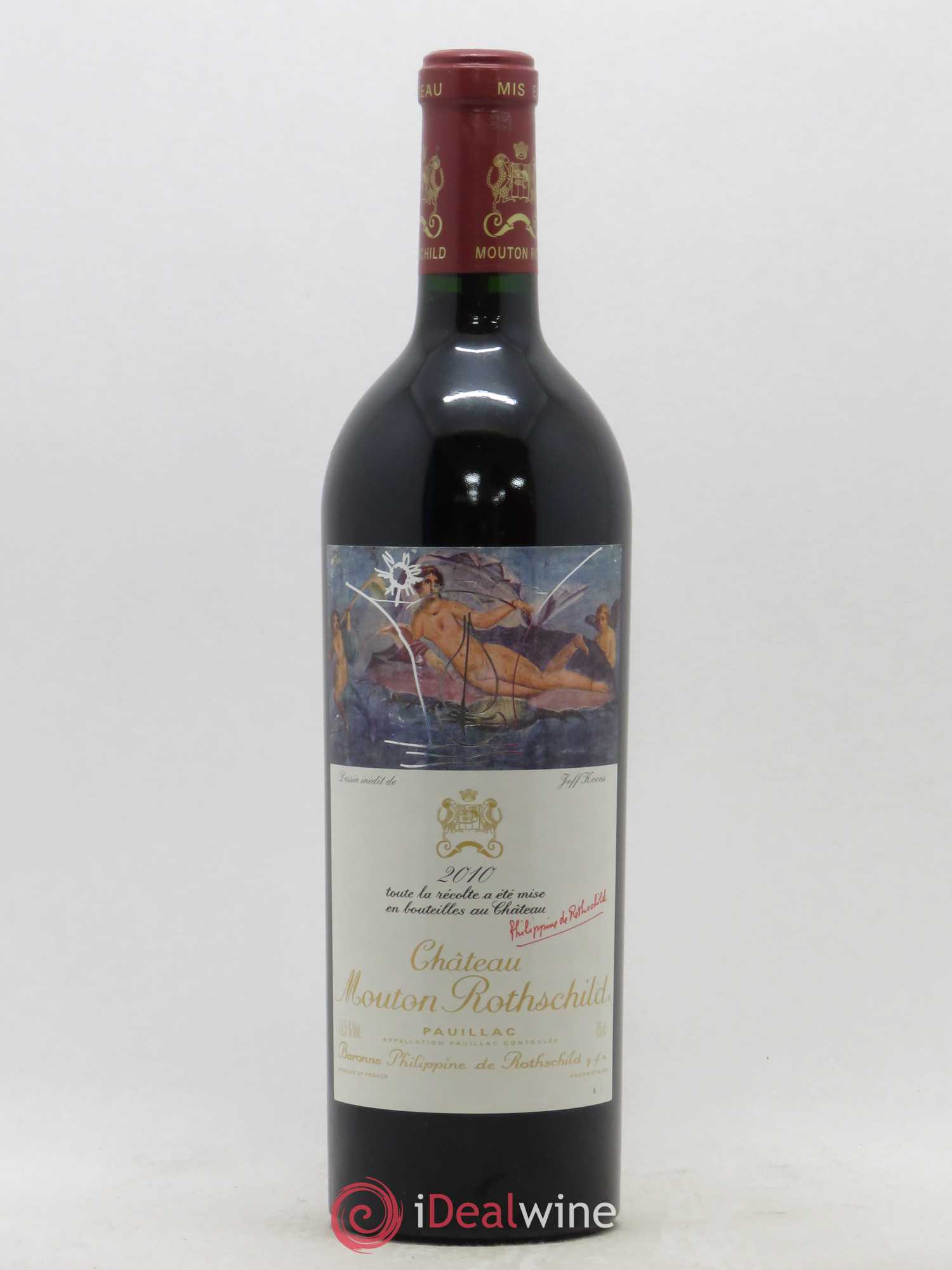 Château Mouton Rothschild 1er Grand Cru Classé 2010 - Lot de 1 bouteille - 0