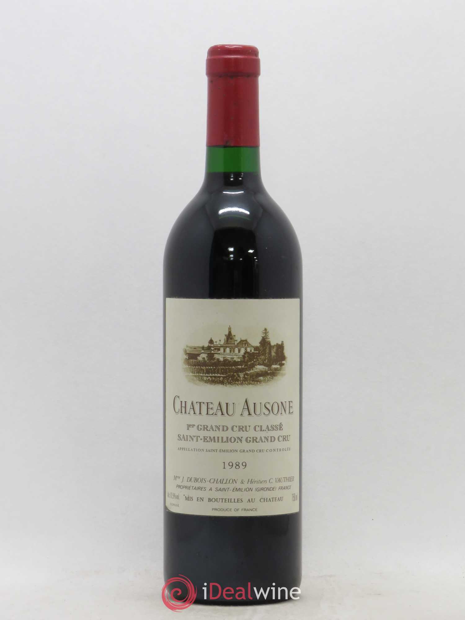 Château Ausone 1er Grand Cru Classé A 1989 - Lot de 1 bouteille - 0