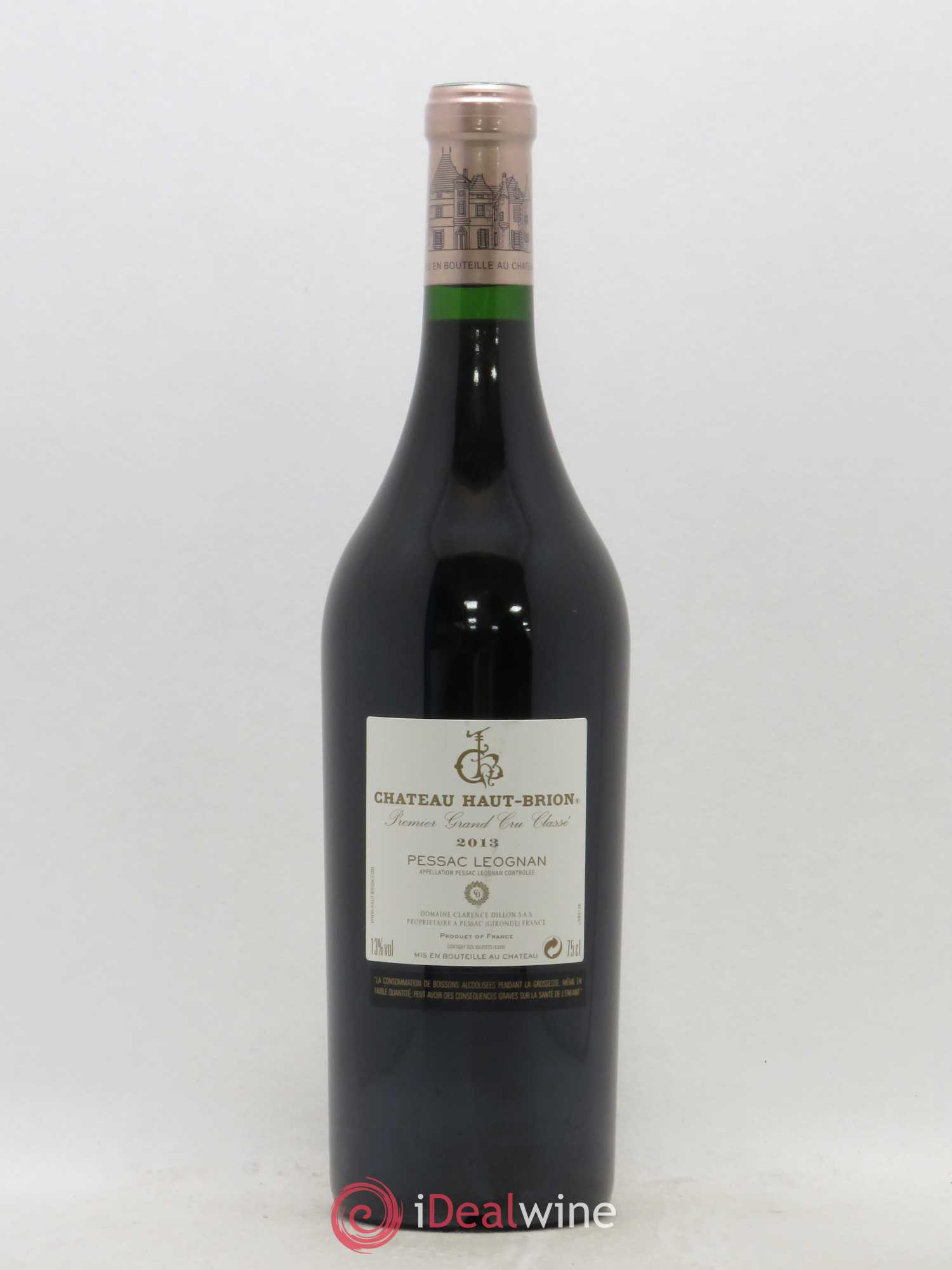 Château Haut Brion 1er Grand Cru Classé 2013 - Lot de 1 bouteille - 1