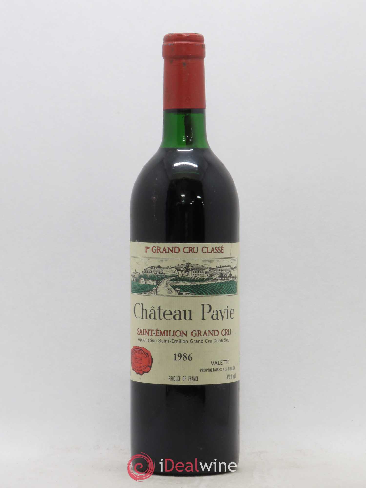 Château Pavie 1er Grand Cru Classé A 1986 - Lot de 1 bouteille - 0