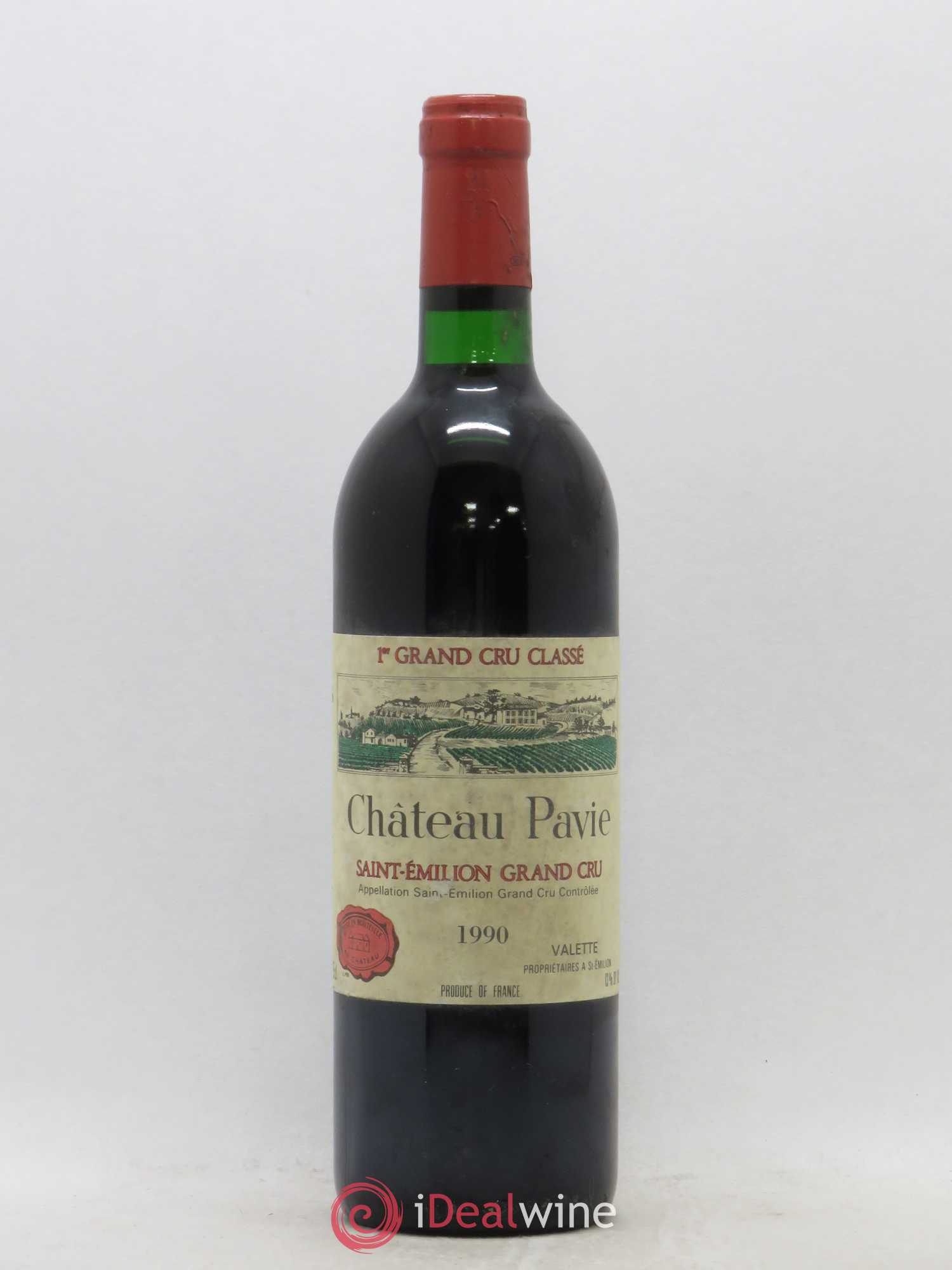 Château Pavie 1er Grand Cru Classé A 1990 - Lot de 1 bouteille - 0