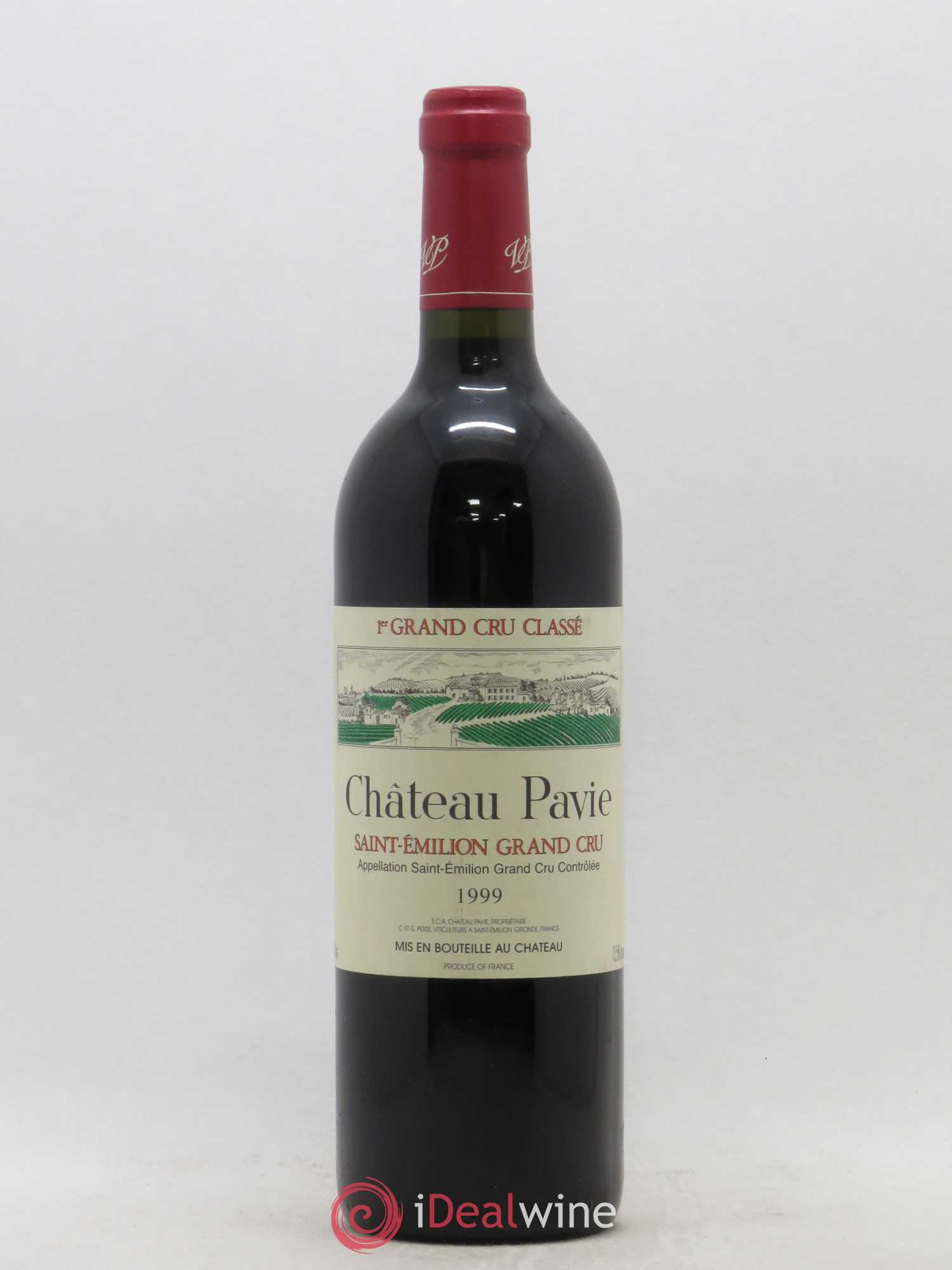 Château Pavie 1er Grand Cru Classé A 1999 - Lot de 1 bouteille - 0