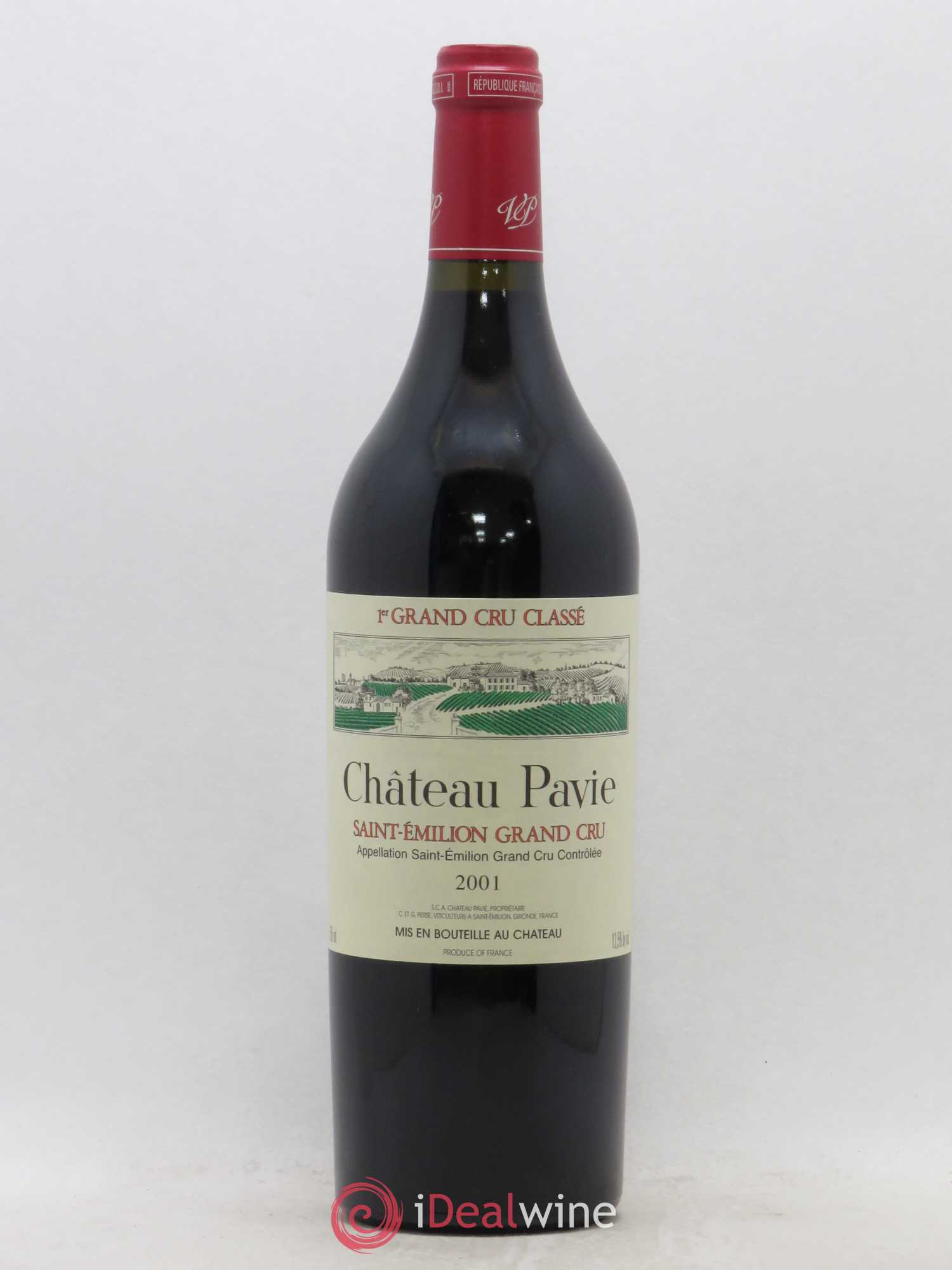 Château Pavie 1er Grand Cru Classé A 2001 - Lot de 1 bouteille - 0