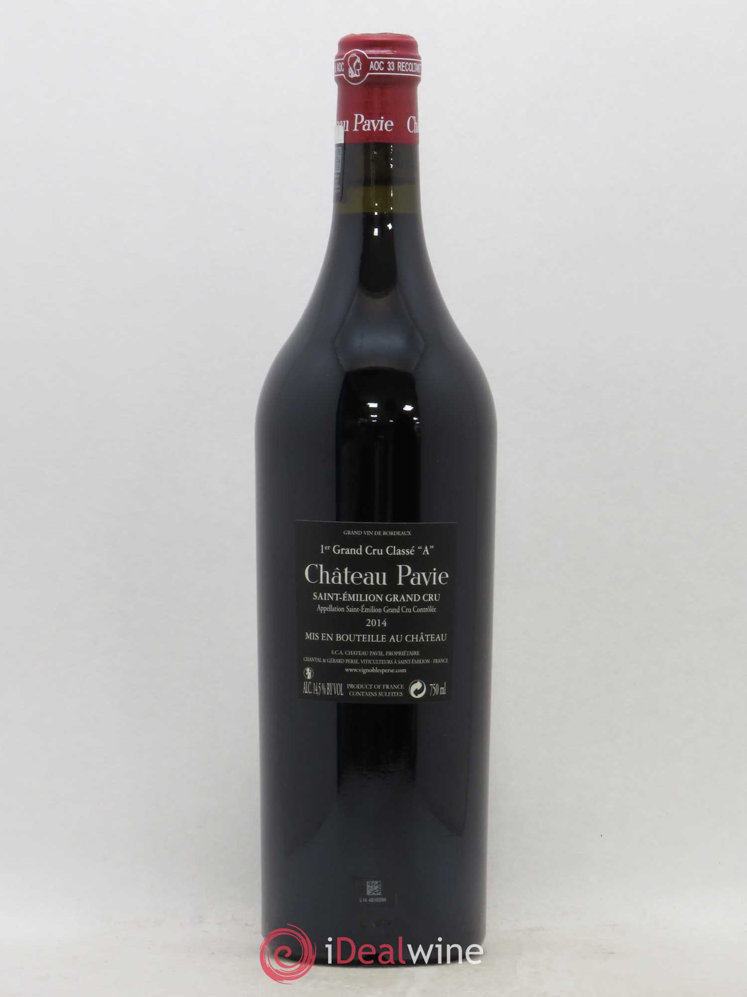 Château Pavie 1er Grand Cru Classé A 2014 - Lot de 1 bouteille - 1
