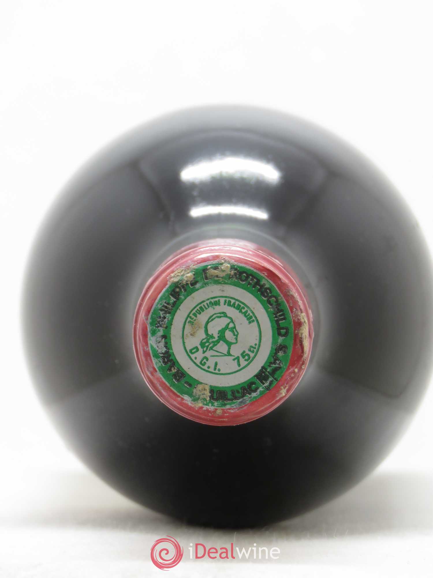 Château Mouton Rothschild 1er Grand Cru Classé 1978 - Lot de 1 bouteille - 1