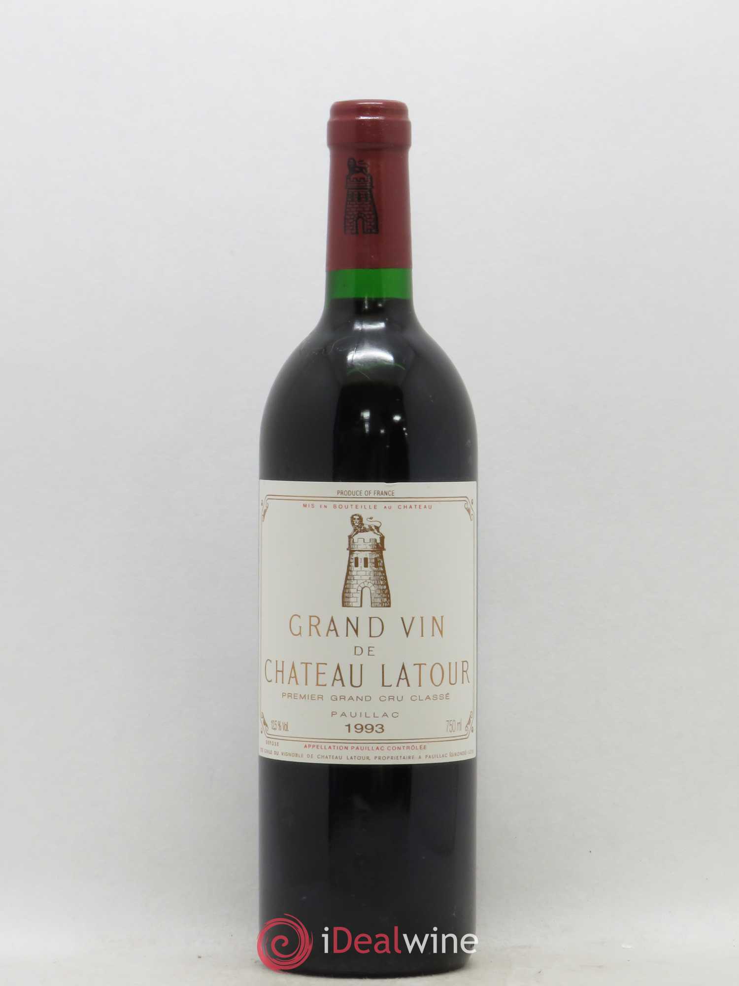 Château Latour 1er Grand Cru Classé 1993 - Lot de 1 bouteille - 0