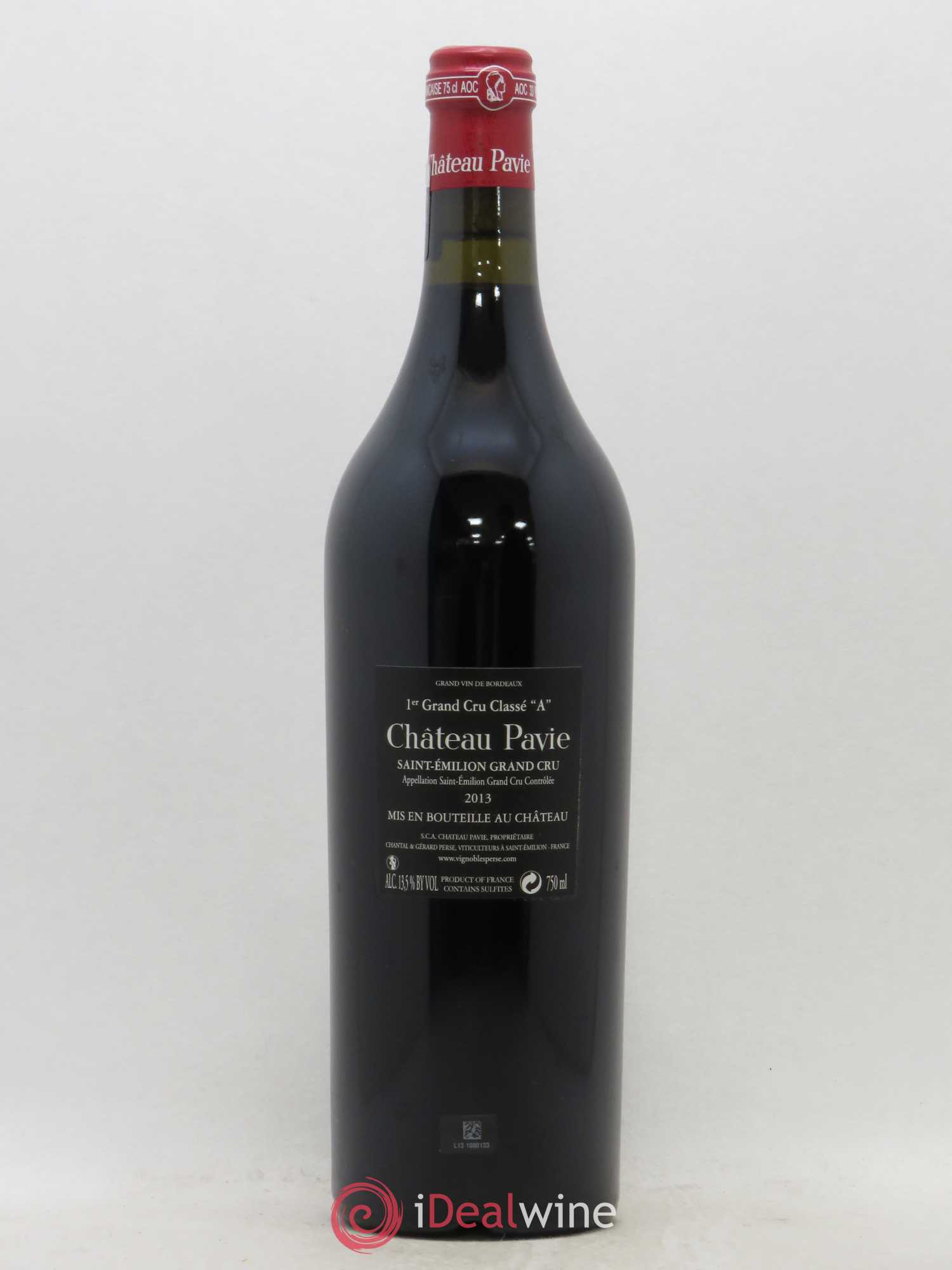 Château Pavie 1er Grand Cru Classé A 2013 - Lot de 1 bouteille - 1