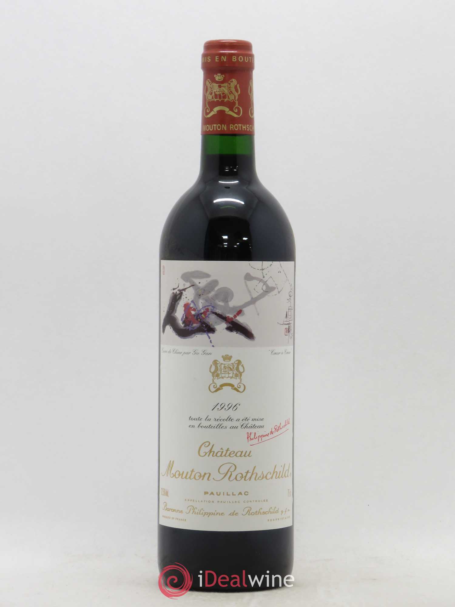 Château Mouton Rothschild 1er Grand Cru Classé 1996 - Lot de 1 bouteille - 0