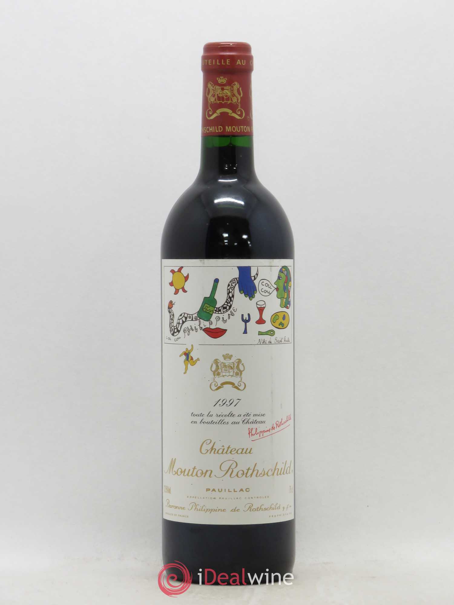 Château Mouton Rothschild 1er Grand Cru Classé 1997 - Lot de 1 bouteille - 0