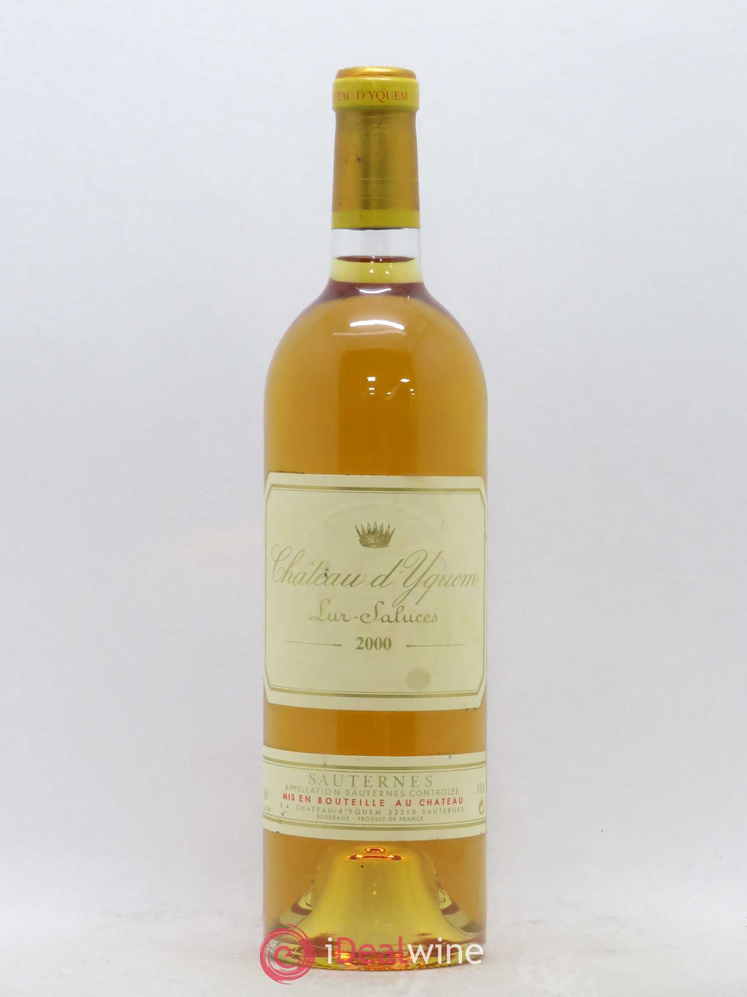 Château d' Yquem 1er Cru Classé Supérieur 2000 - Lotto di 1 bottiglia - 0