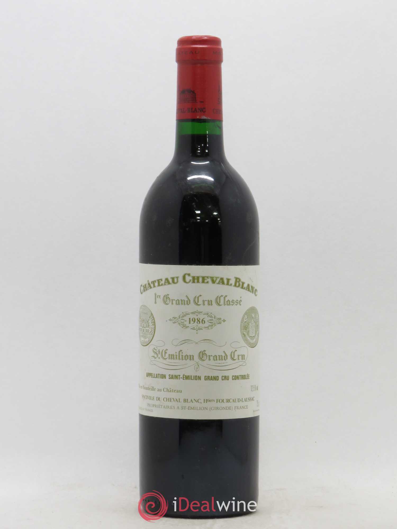 Château Cheval Blanc 1er Grand Cru Classé A 1986 - Lot de 1 bouteille - 0